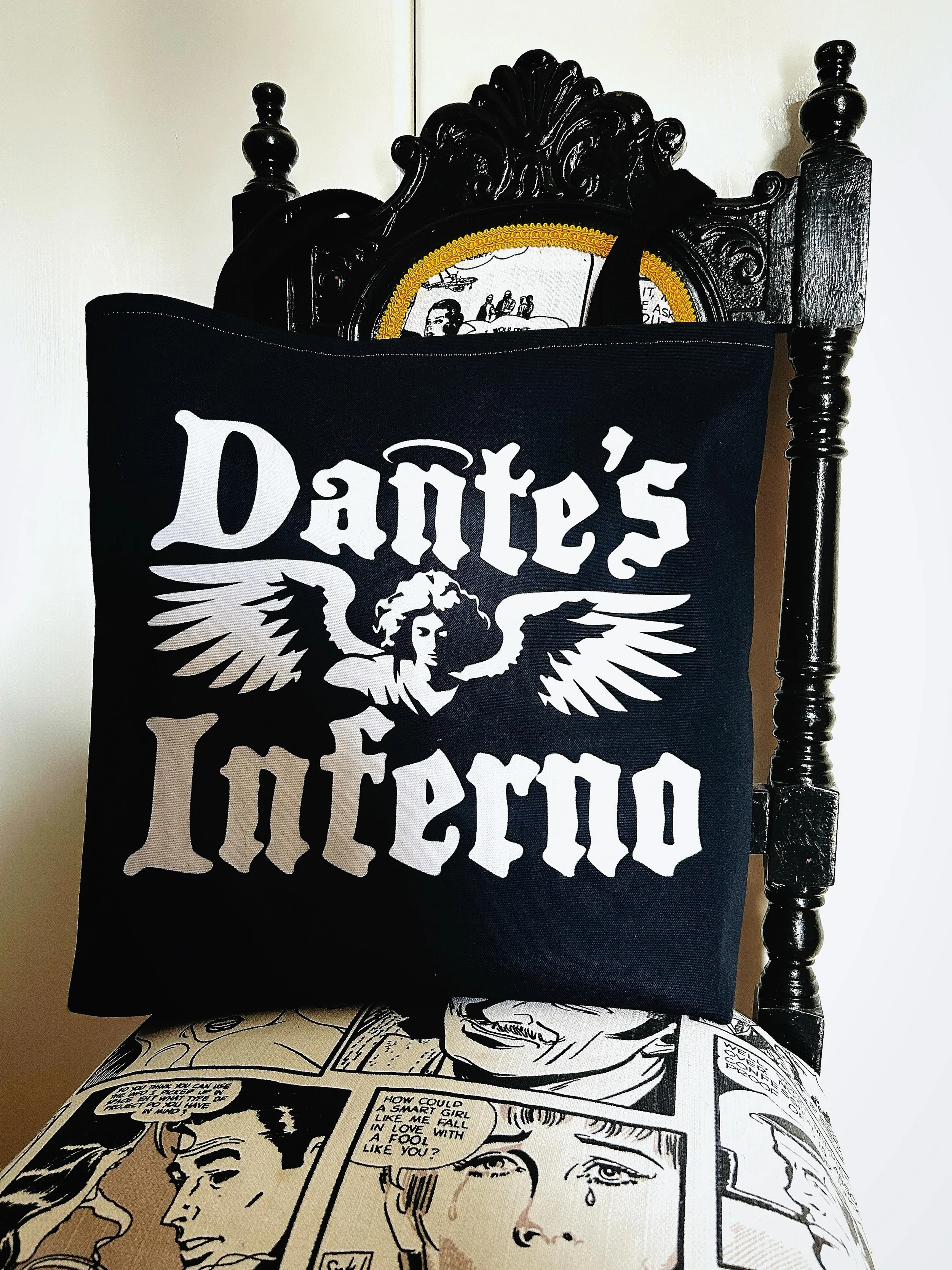 Dante's Inferno, but make it wearable. 🔥
Link in bio. ⛓️ #eclectictales #dantesinferno #darkfashion #glamourghoul #altfashion