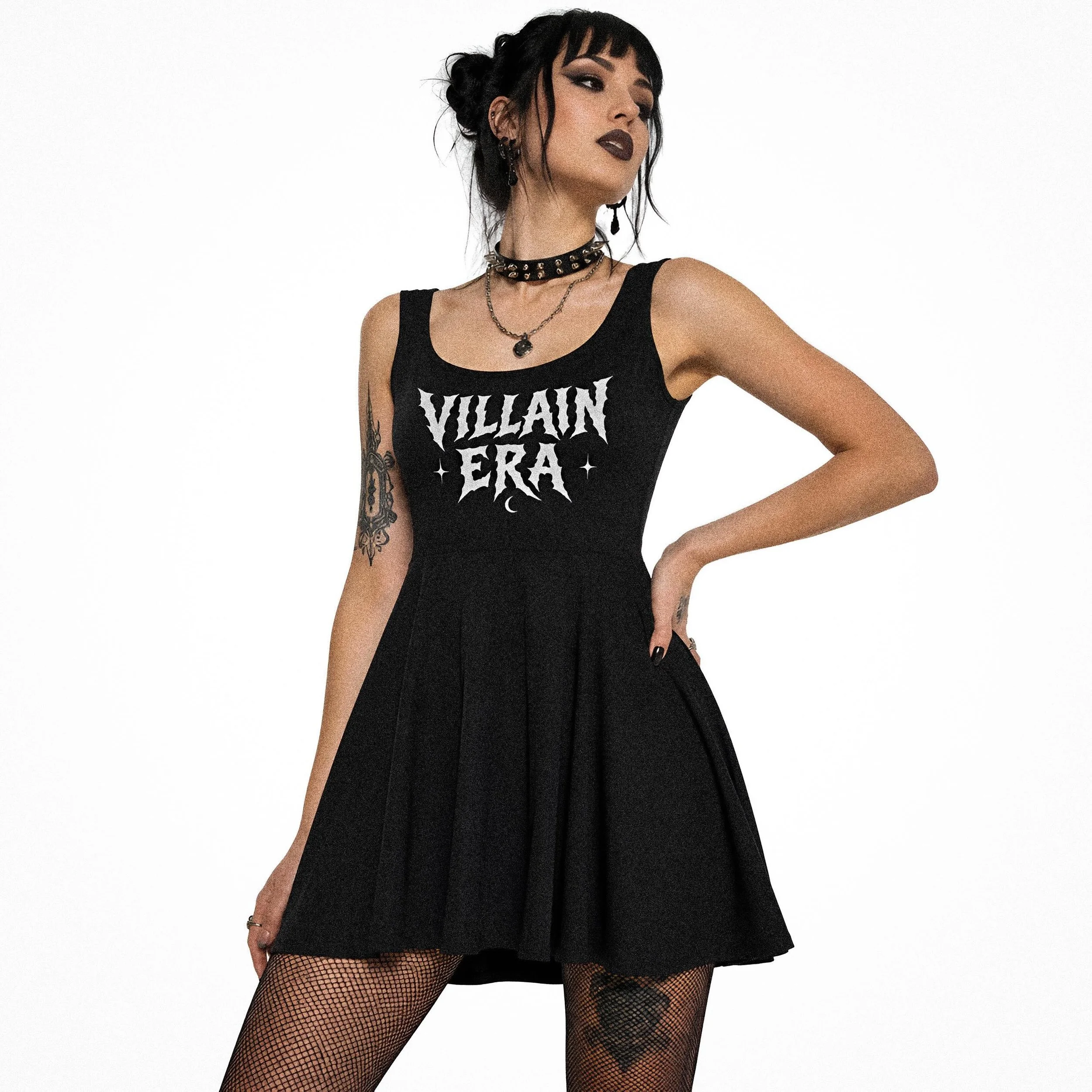 Your Villain Era Starts Here 🖤
Wear the mood. Link in bio. ⛓️ #eclectictales #villainera #glamourghoul #darkfashion #altfashion