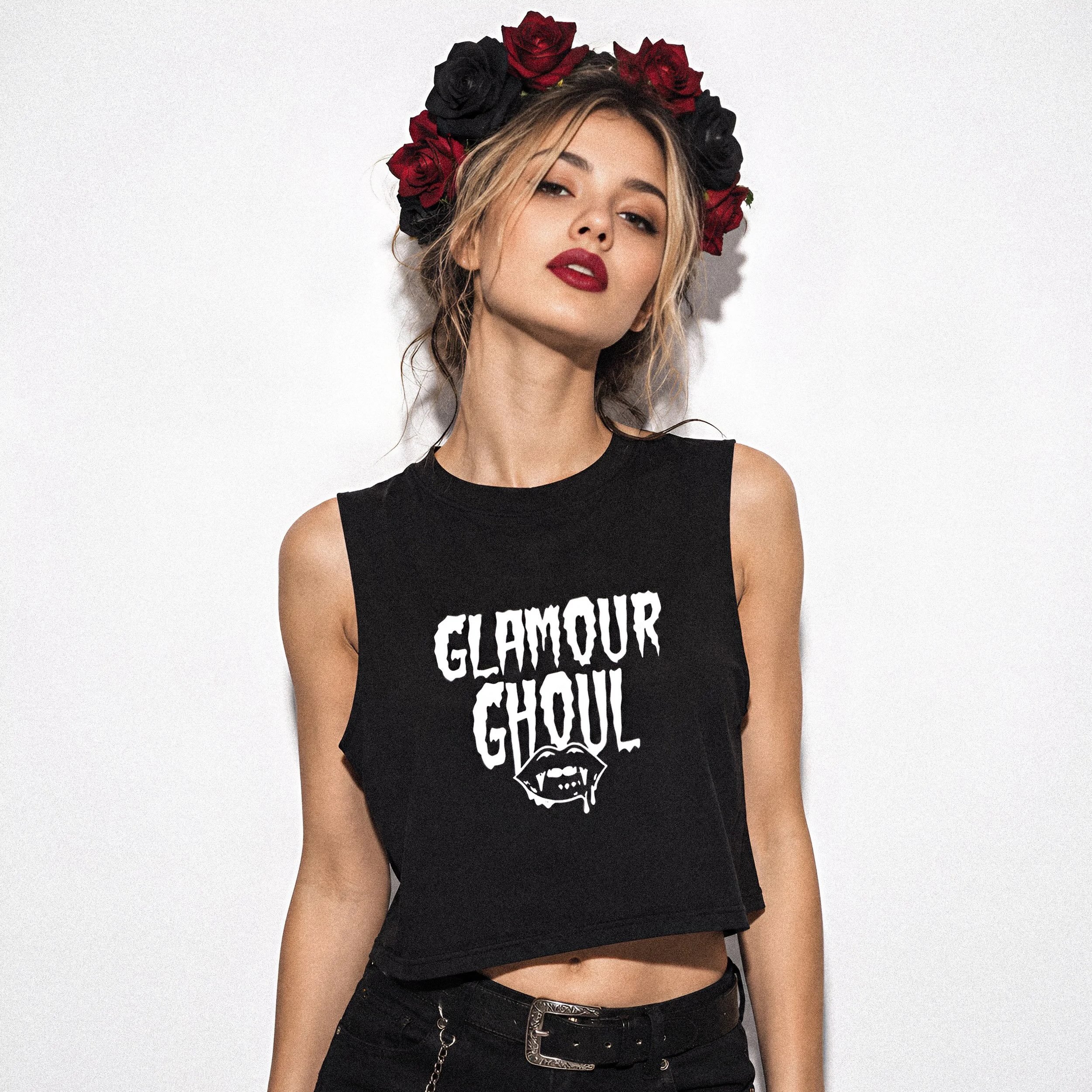 Not your average crop top.
⚡ Join the dark side 🖤
🛒 Shop now. Link in bio. #eclectictales #glamourghoul #darkstreetwear #gothstyle #altfashion