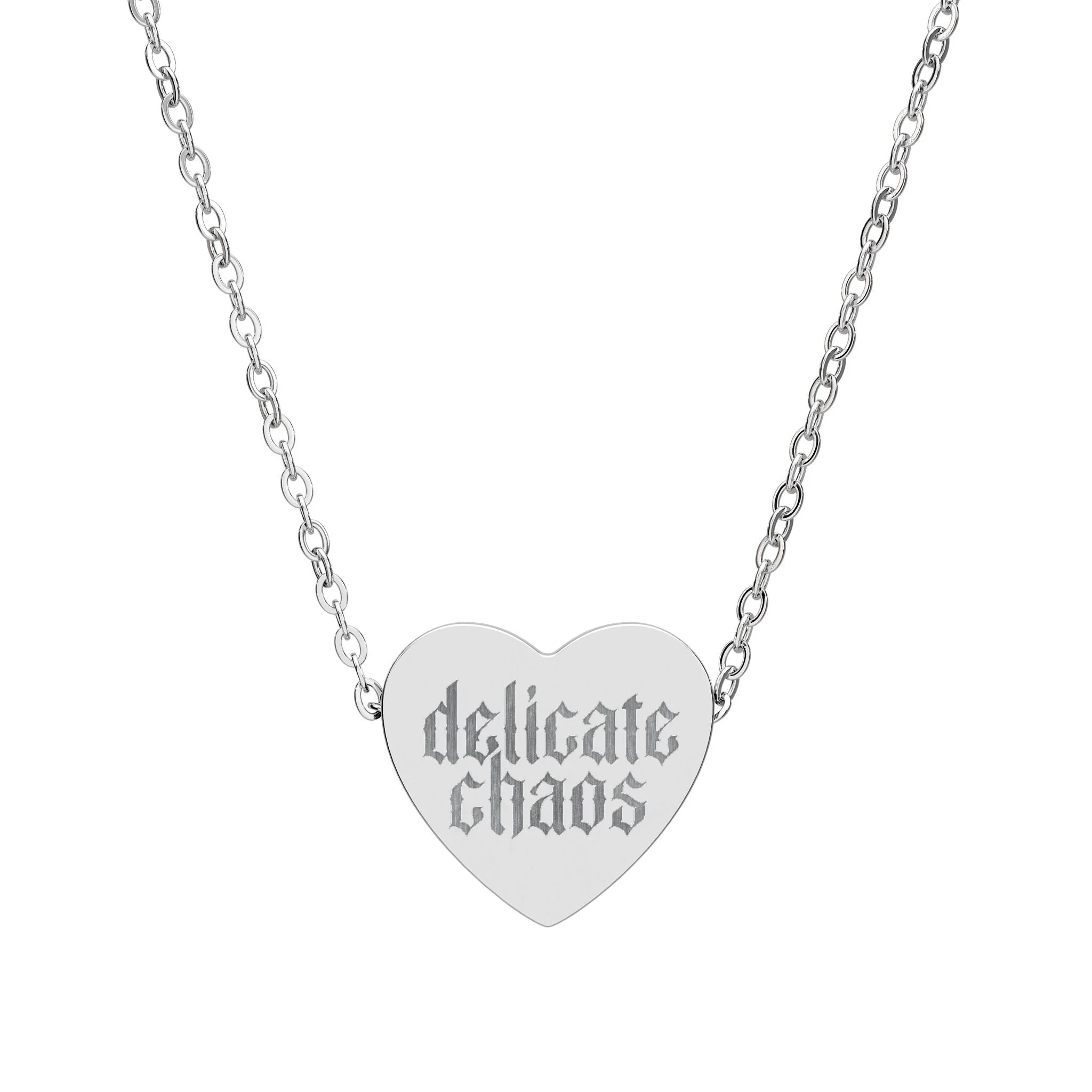 Delicate Chaos Heart Necklace