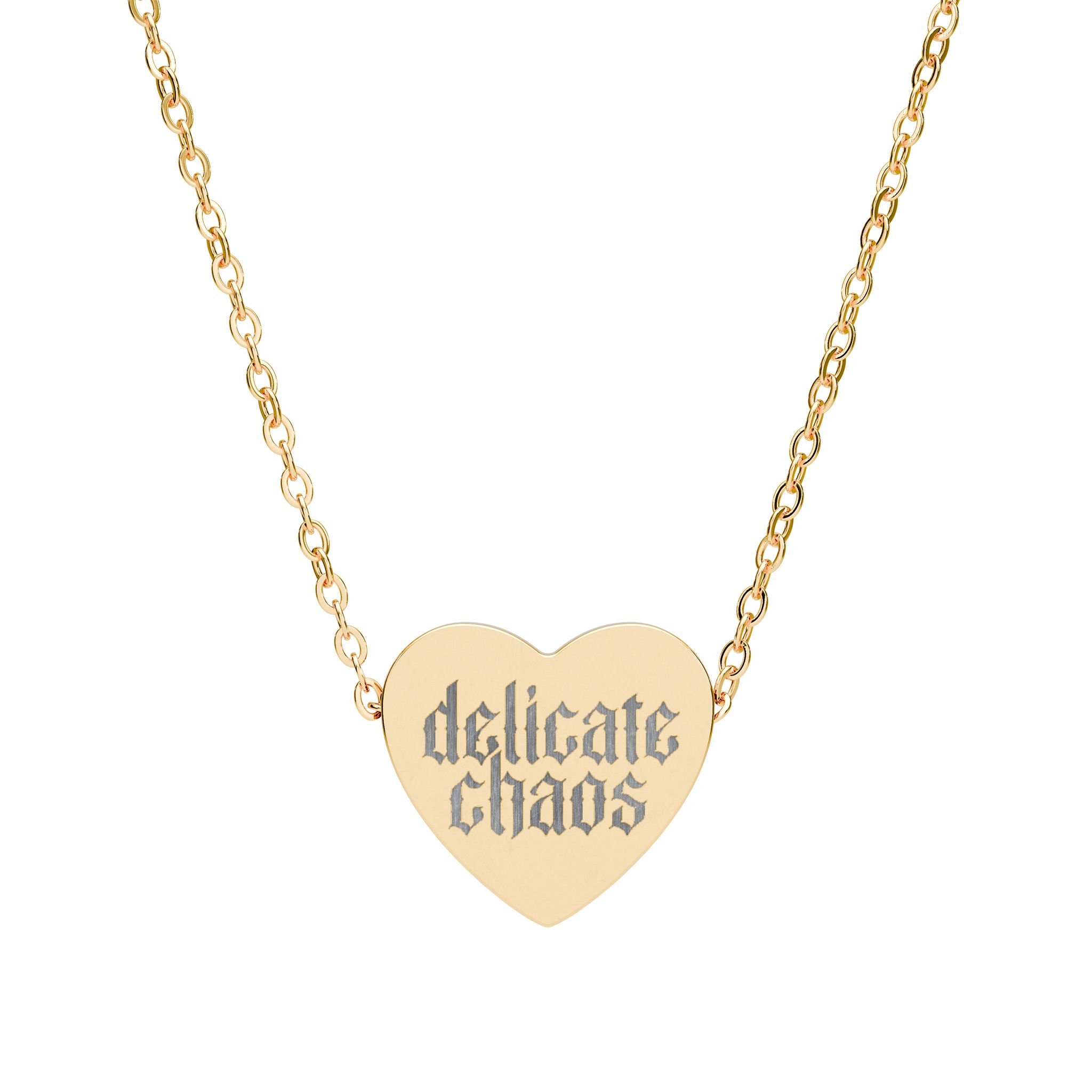 Delicate Chaos Heart Necklace
