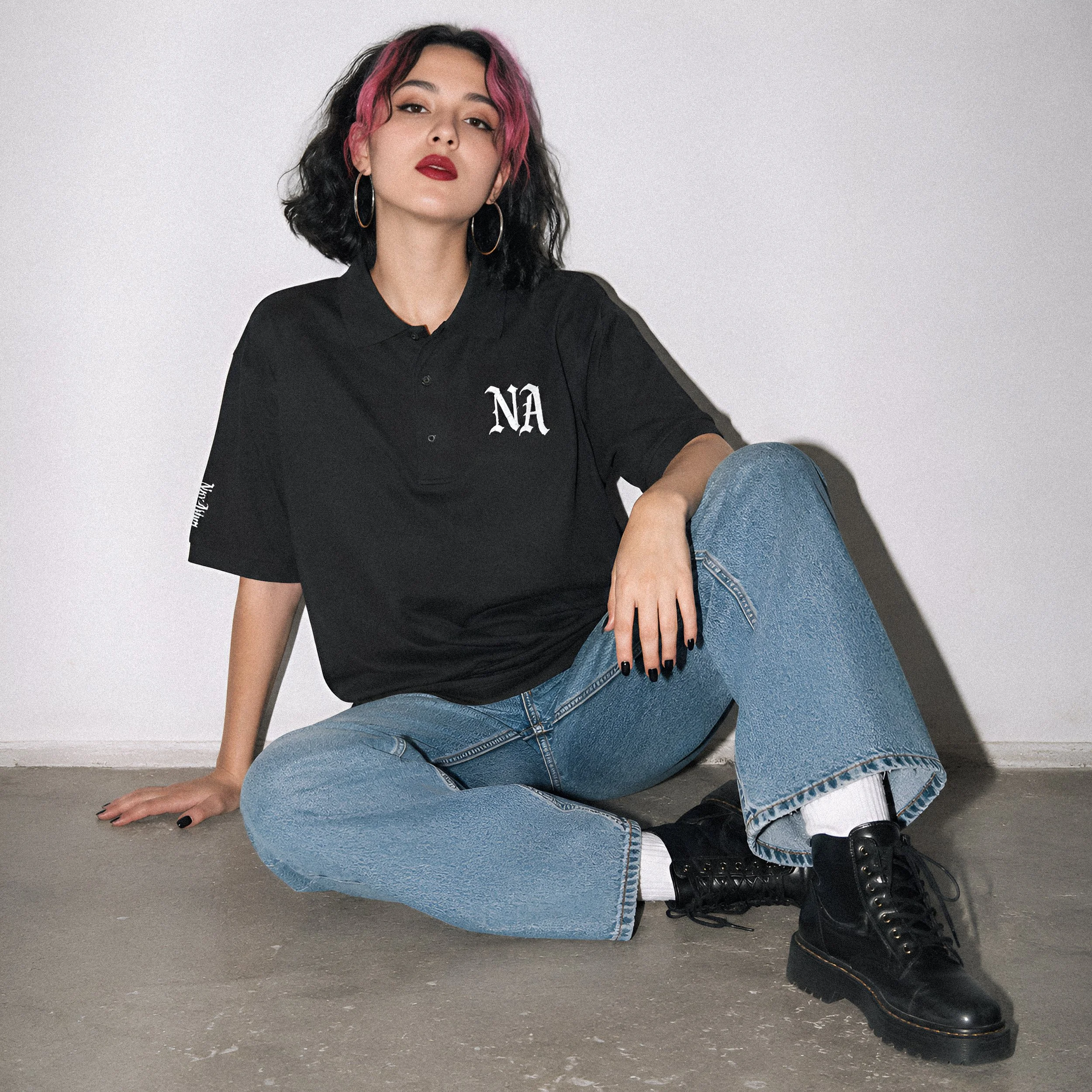 Nyx Abbey Embroidered Polo