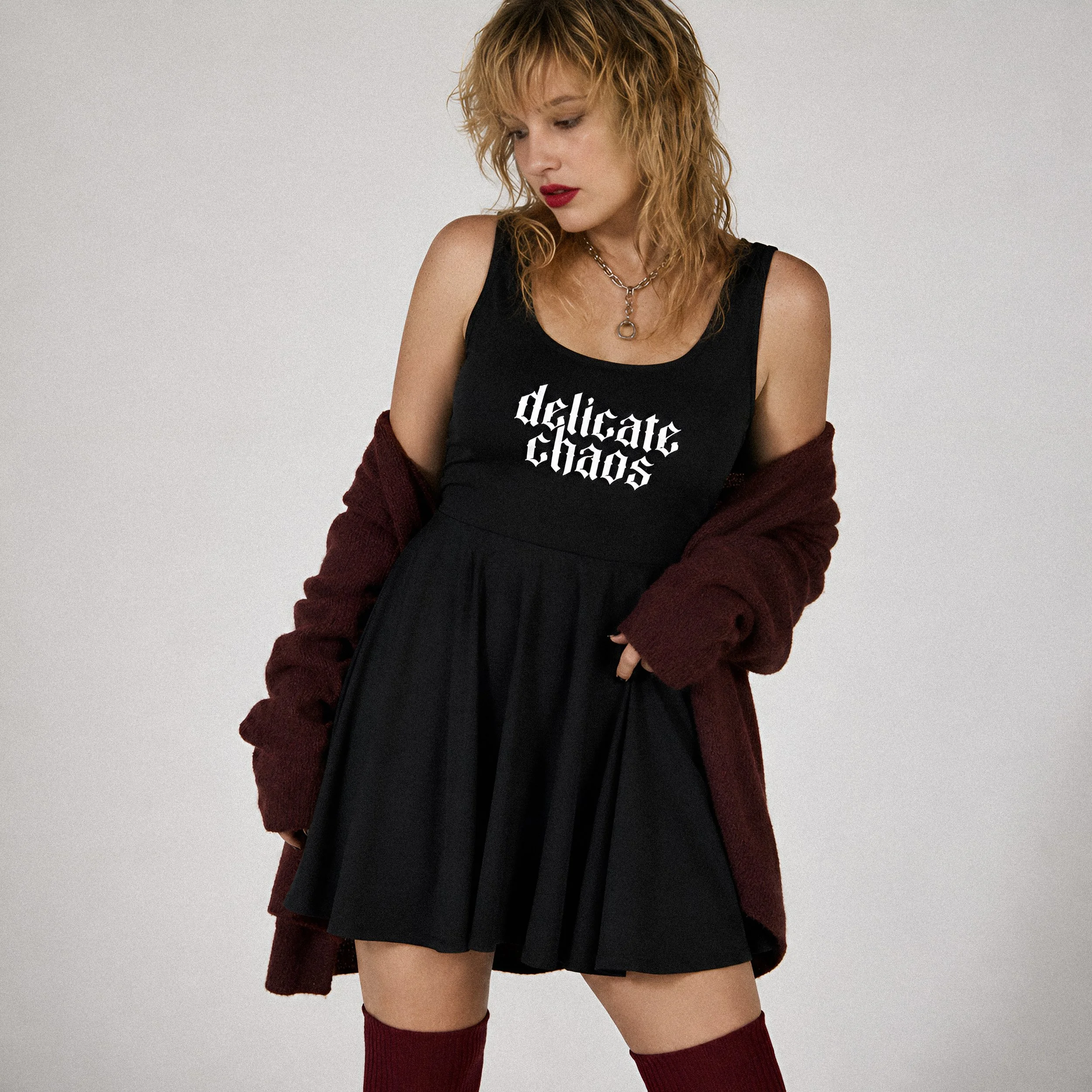 Delicate Chaos Skater Dress