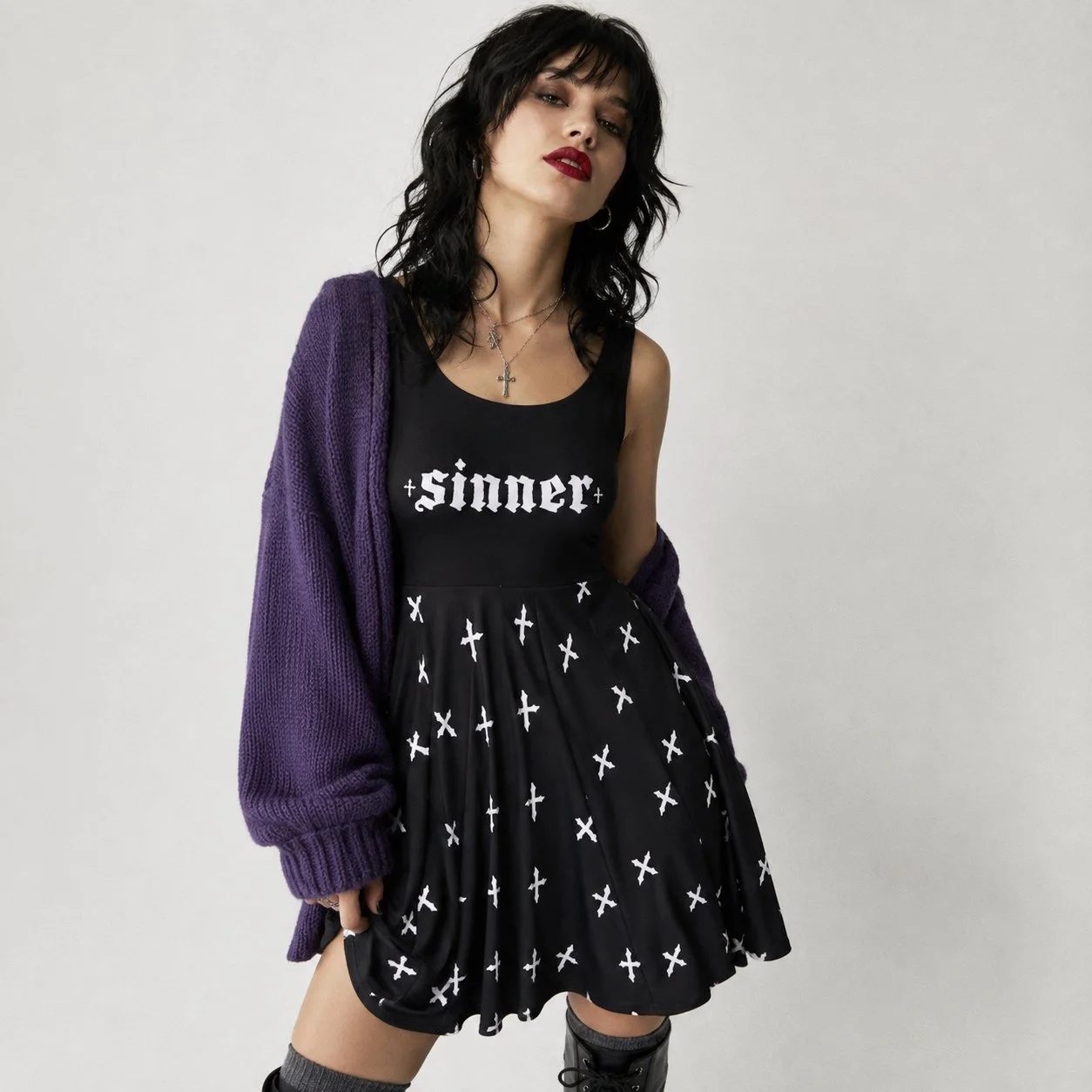 Sinner Skater Dress