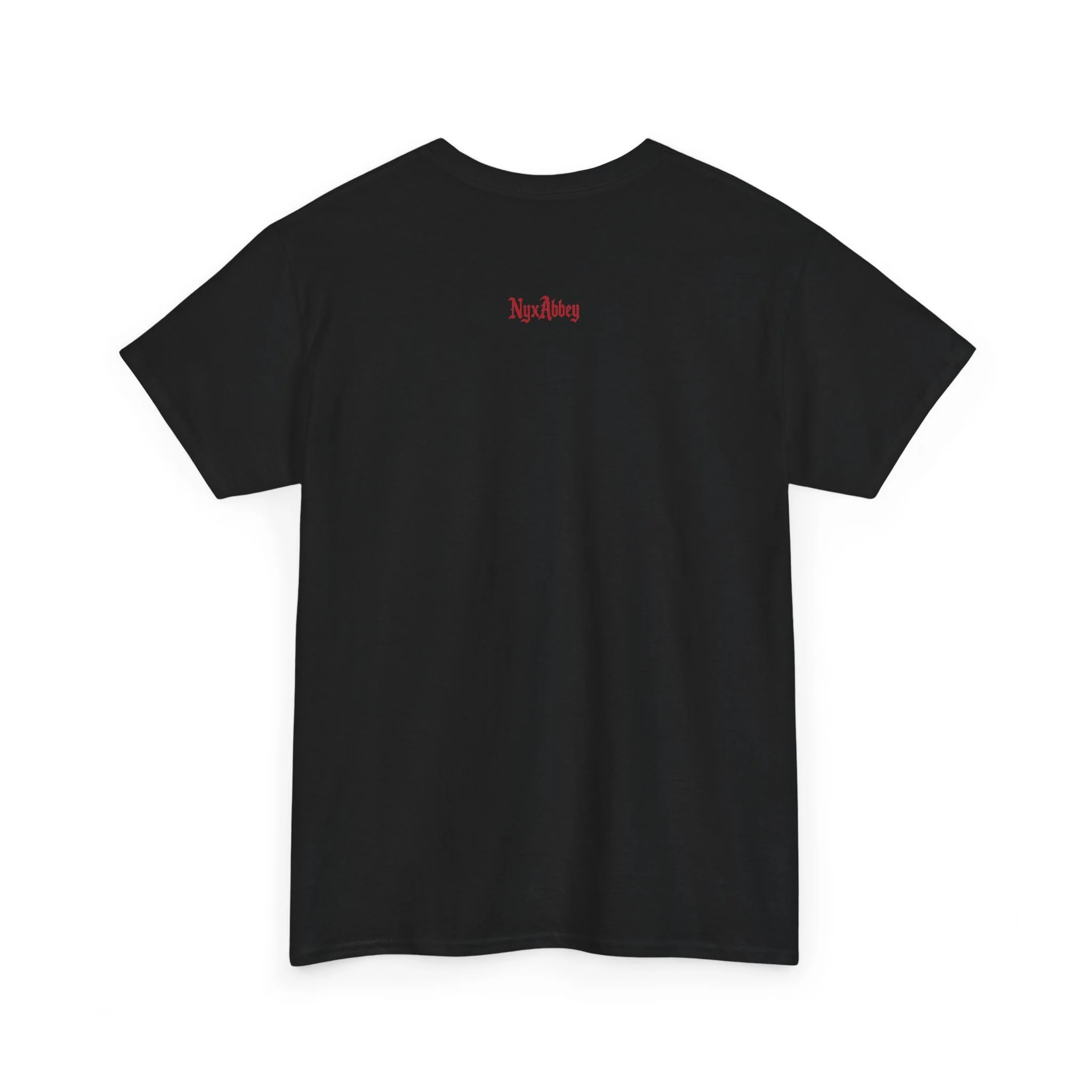 NyxAbbey See You in Hell black T-shirt back view