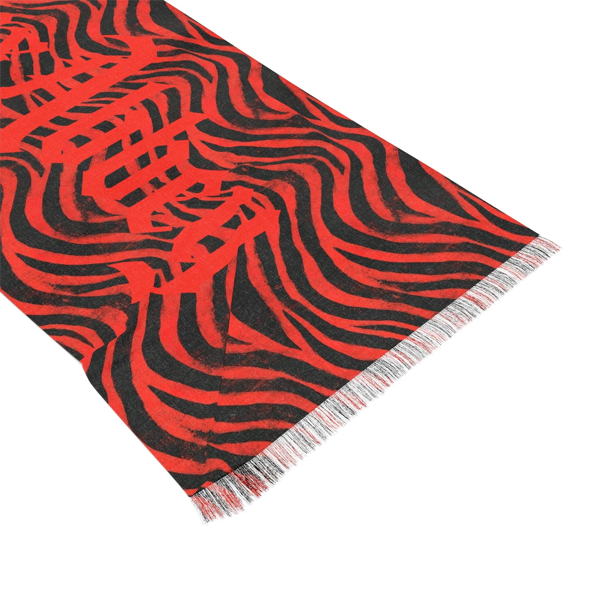 Red Tiger Nyx Abbey Fringe Scarf
