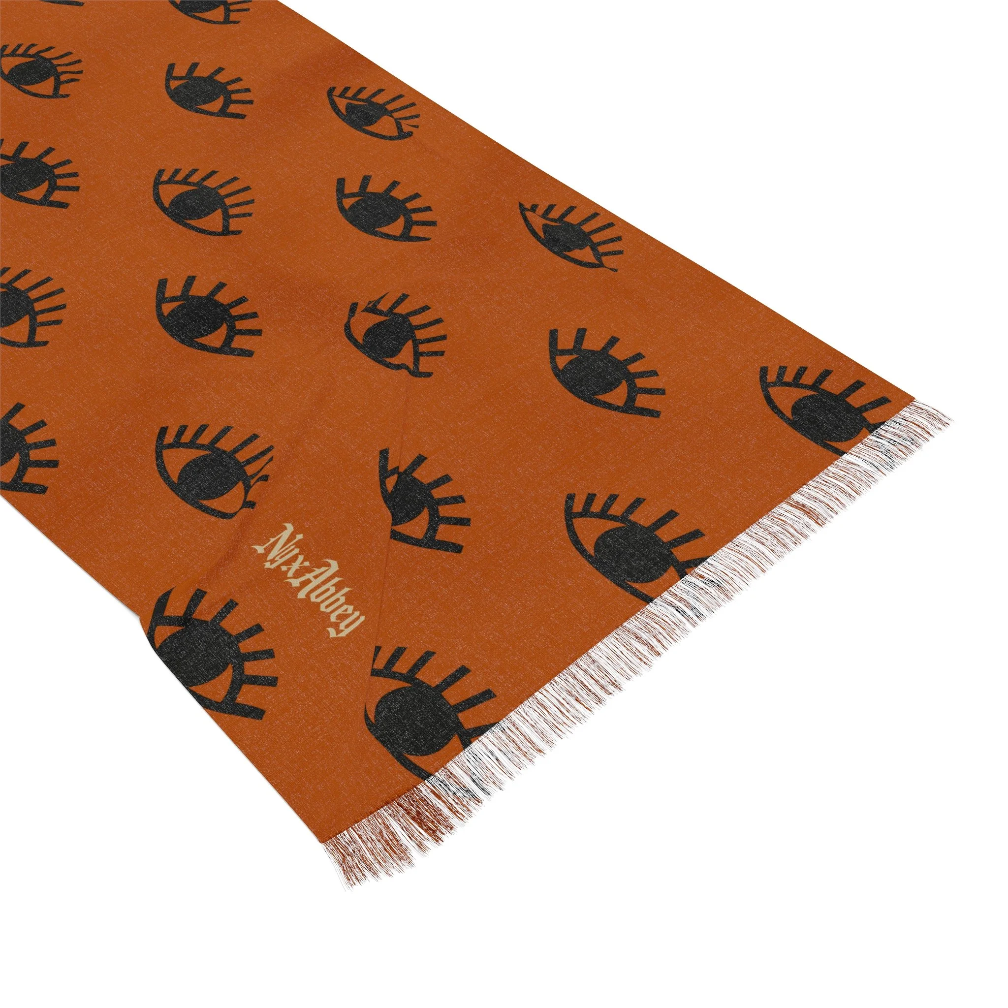 Autumn Eye Fringe Scarf