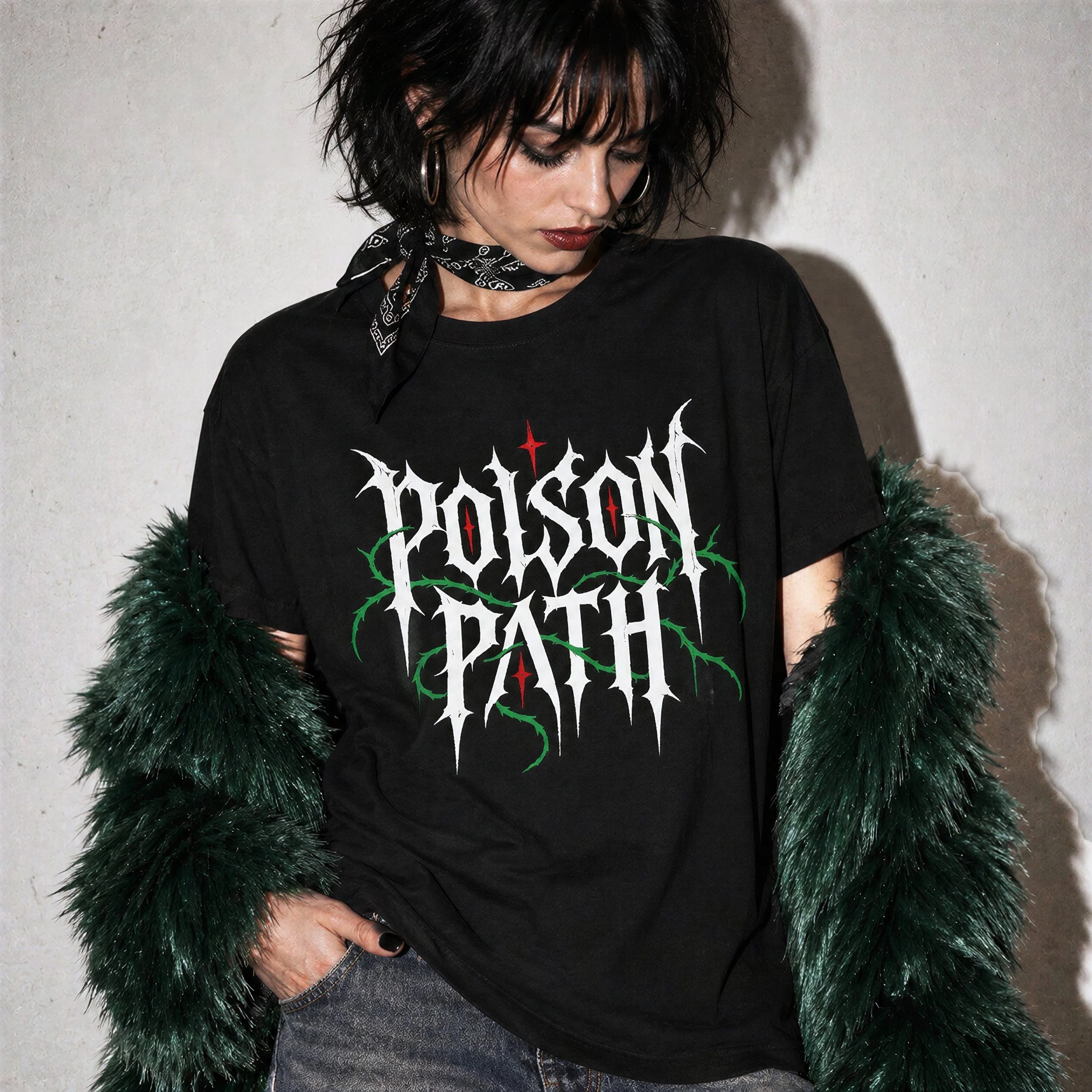 Pretty looks. Poisonous intentions. 
Claim yours at nyxabbey.com ☠️

#nyxabbey #poisonpath #darkfashion #altfashion #darkstreetwear