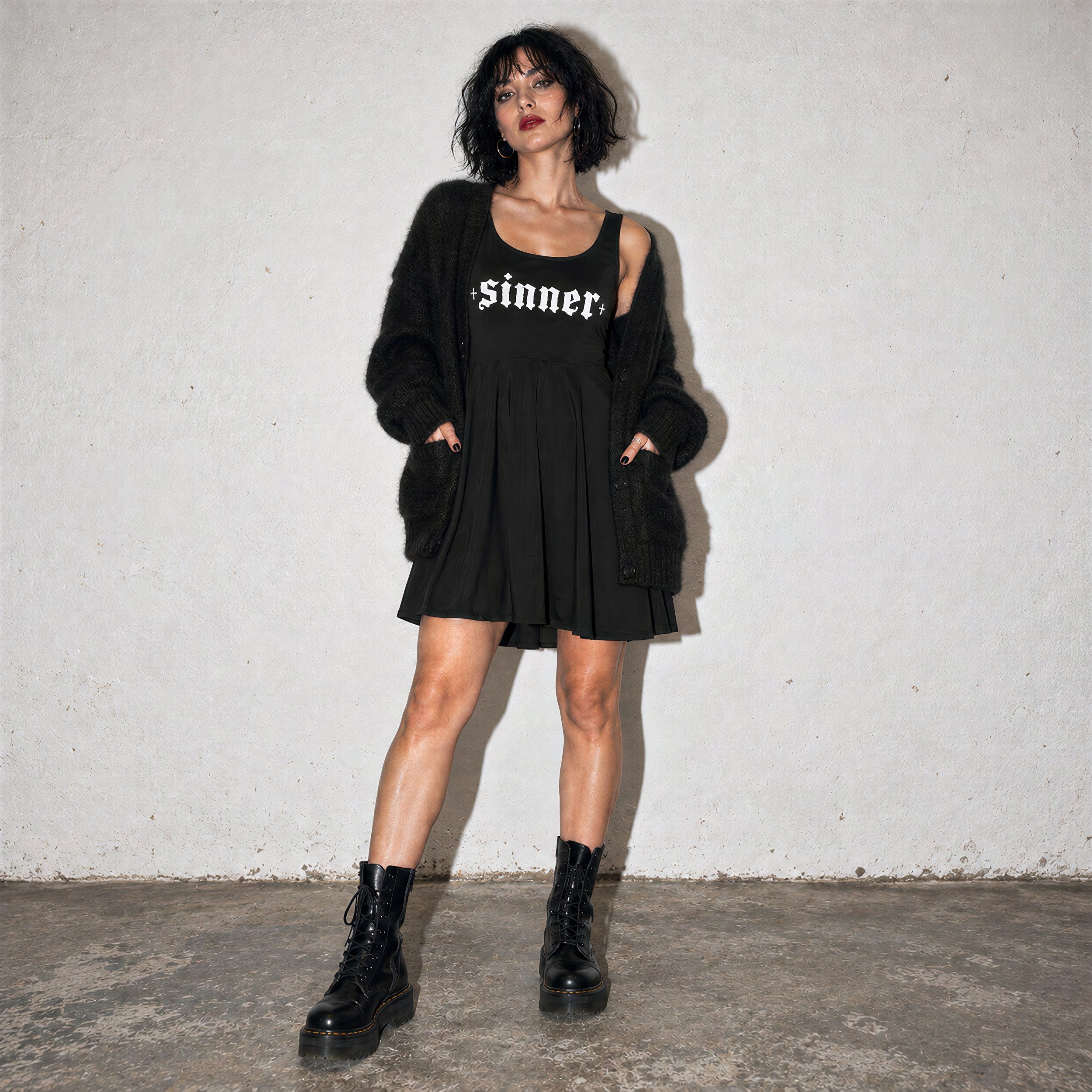 Sinner Skater Dress