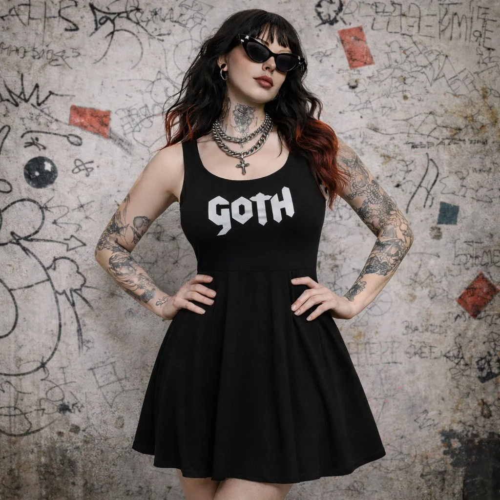 Goth Skater Dress