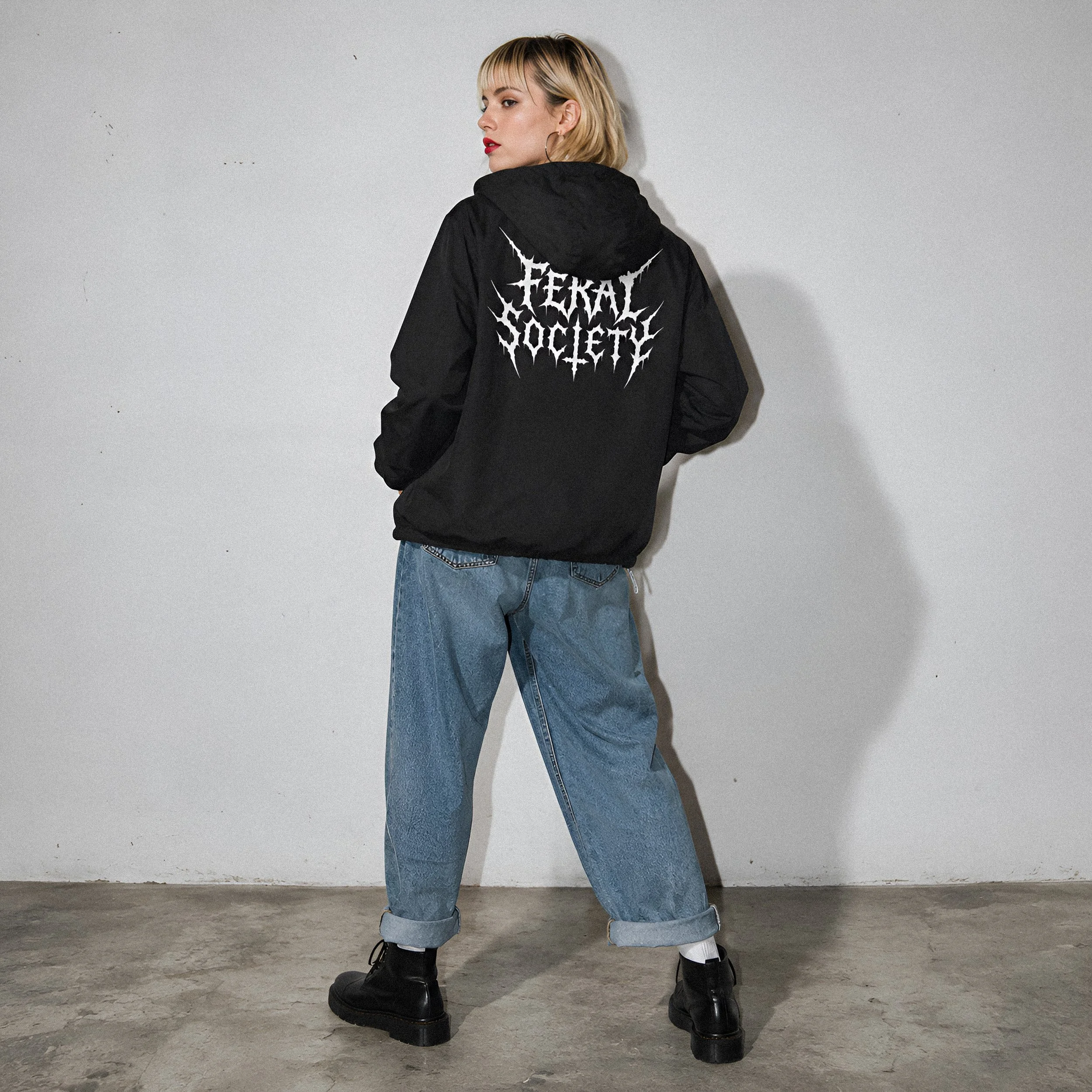 Feral Society Windbreaker Jacket