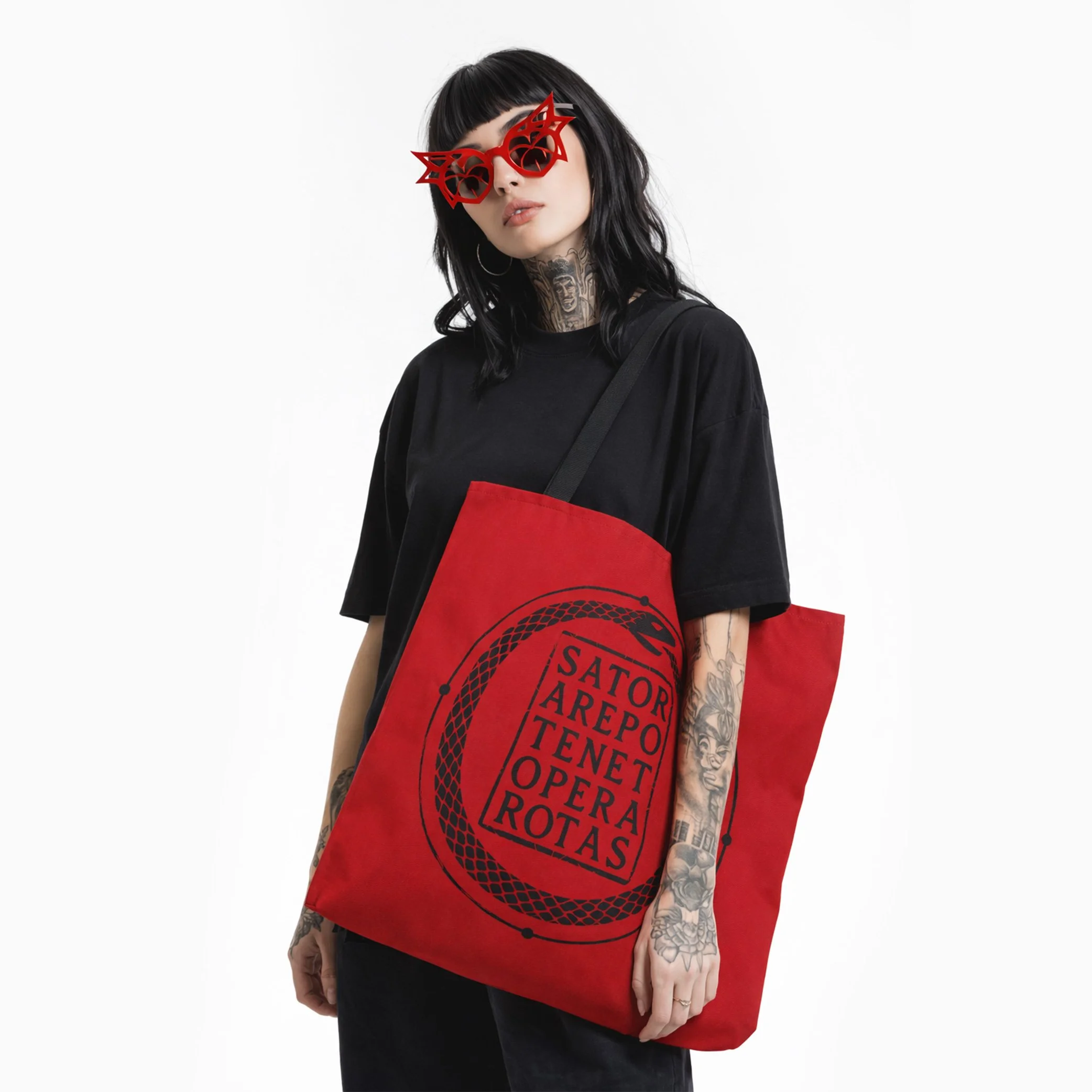 Sator Square Large Tote Bag