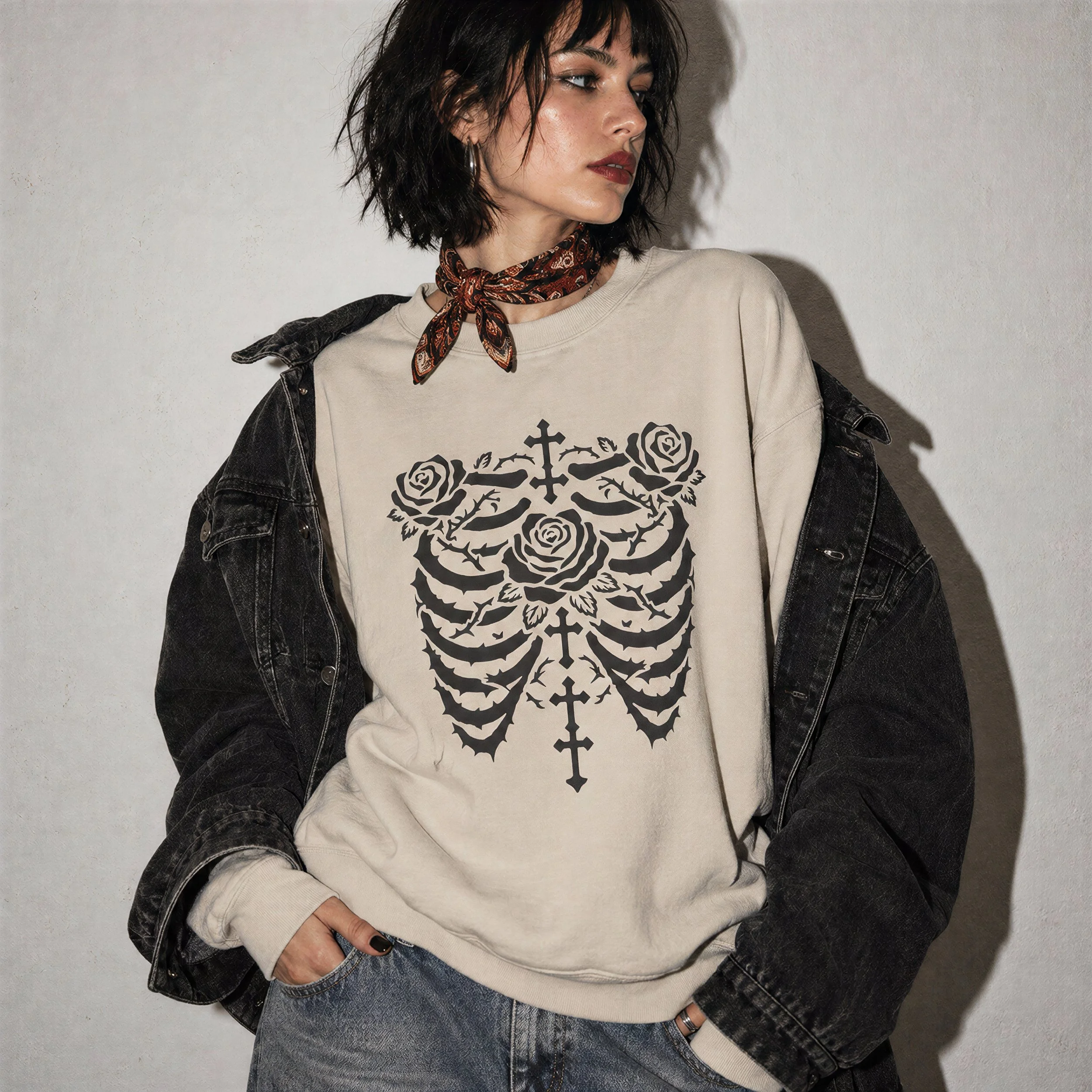 Sacred Bones Natural Sweatshirt