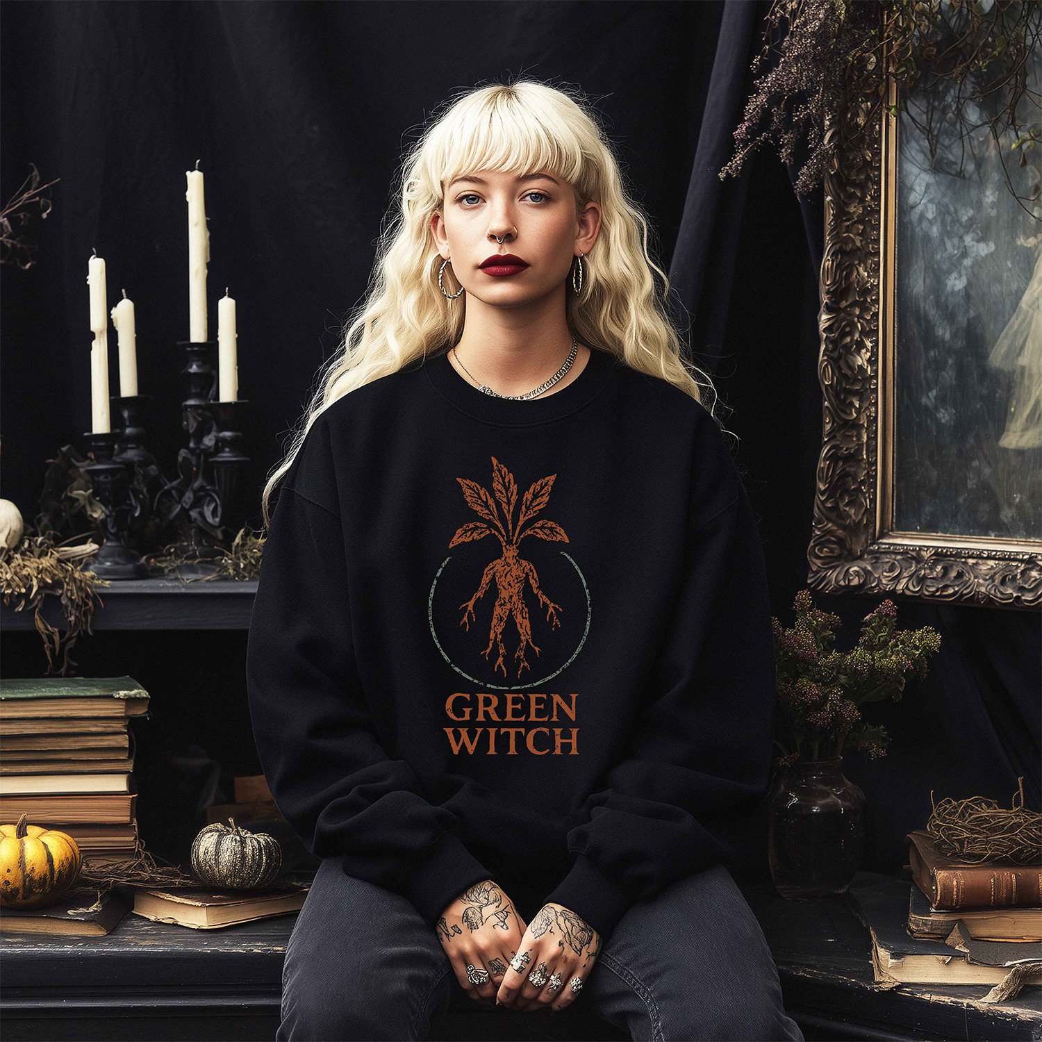 Green Witch Sweatshirt