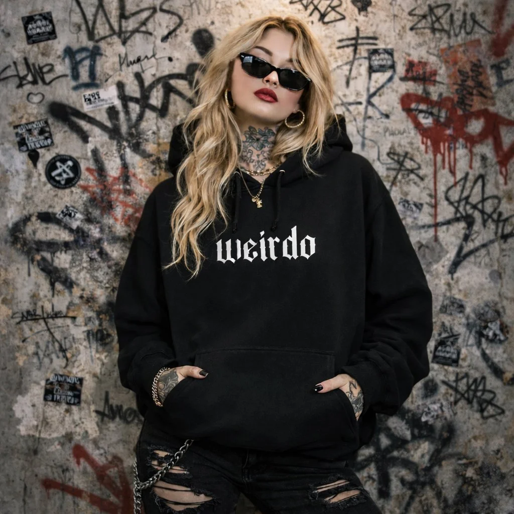 Weirdo Gothic Hoodie