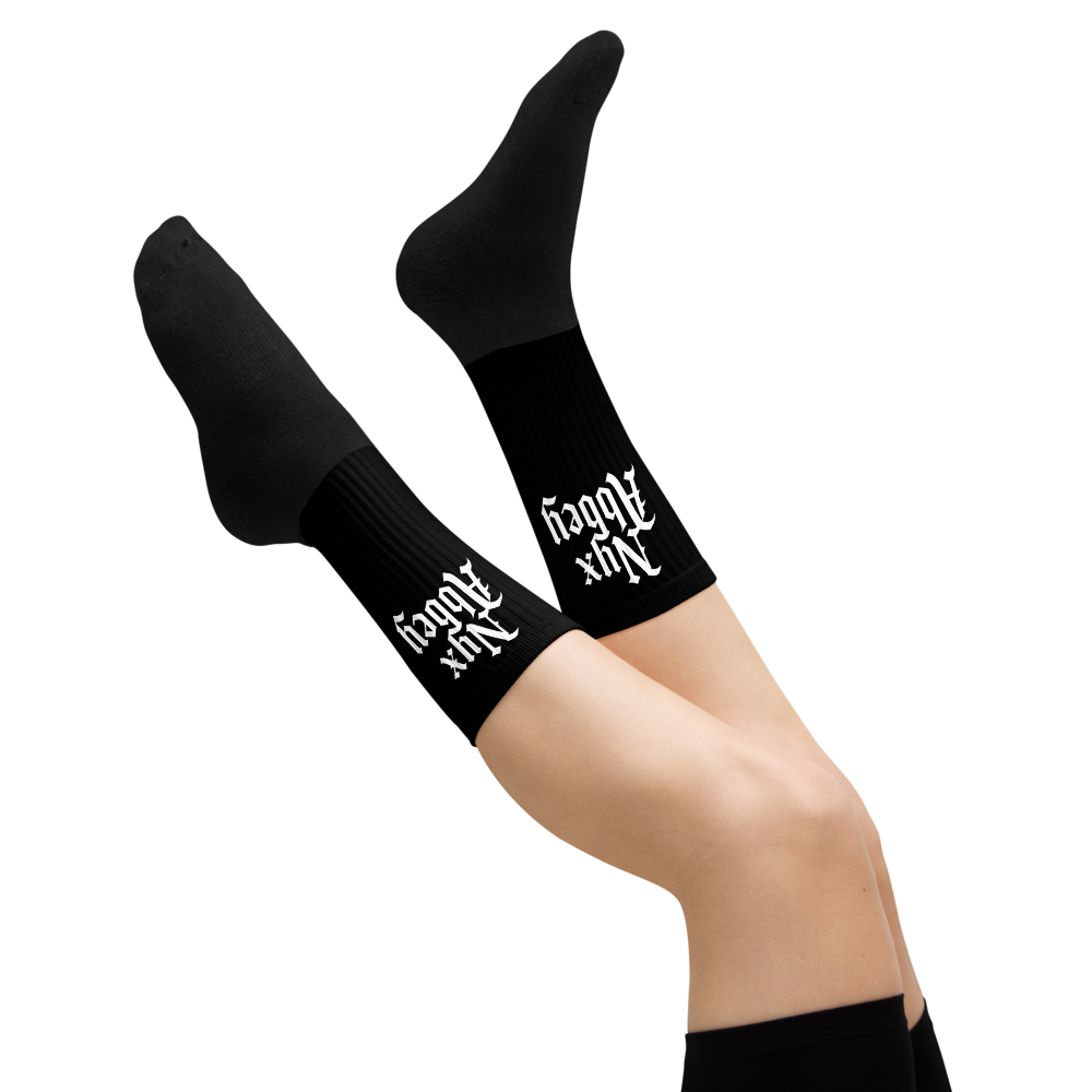 black-foot-sublimated-socks-left-6a8c63bc3adde.png