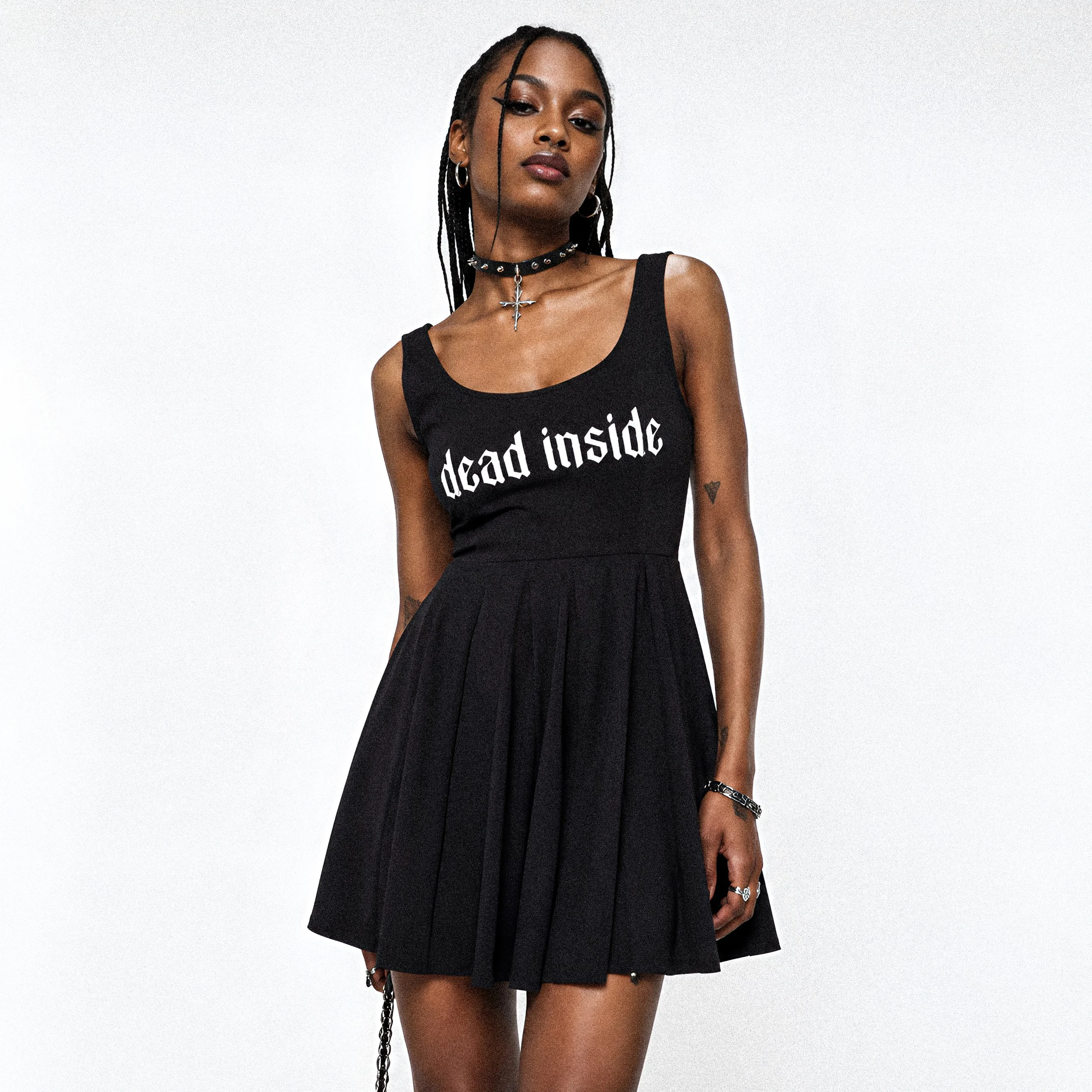 Dead Inside Skater Dress