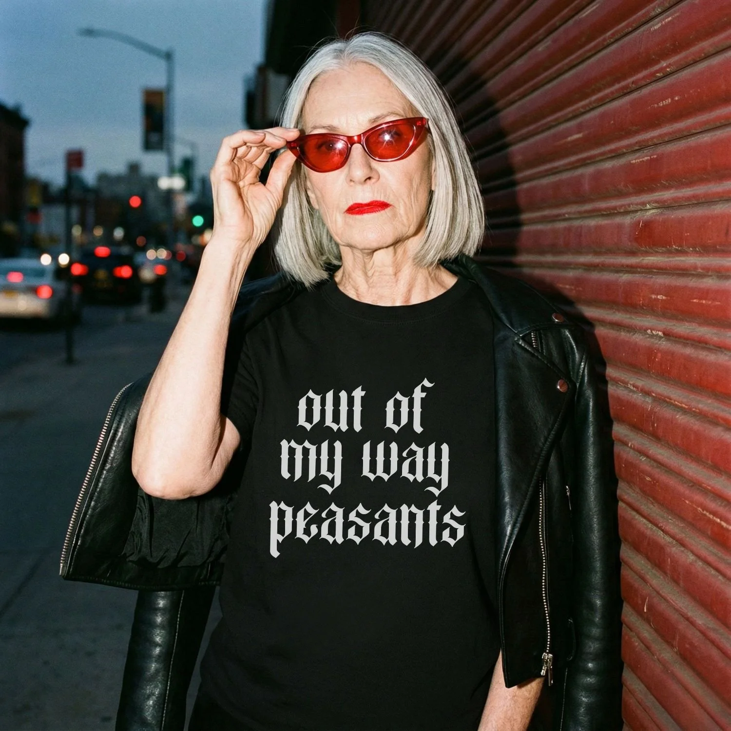"Out of My Way Peasants" Gothic T-Shirt