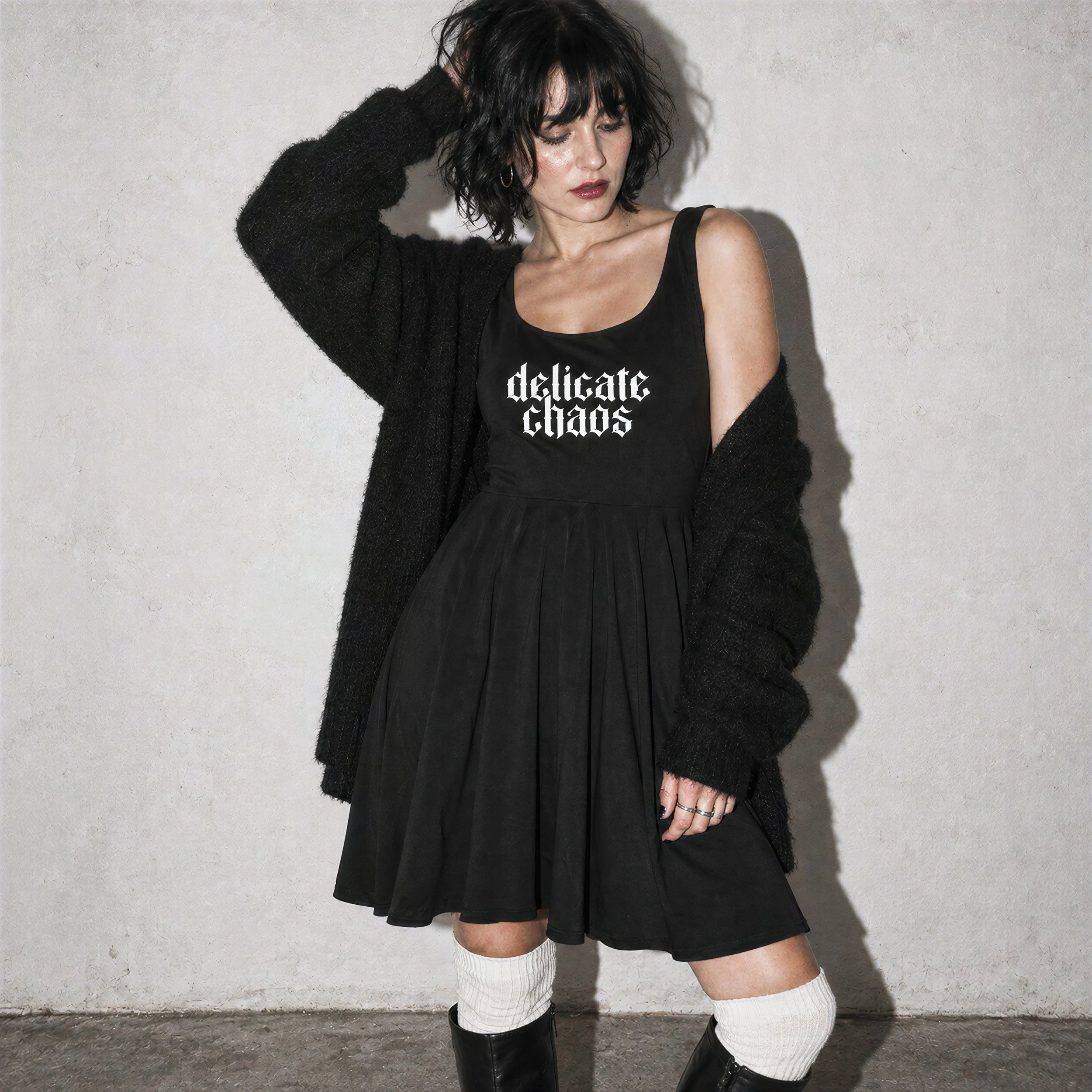 Delicate Chaos Skater Dress