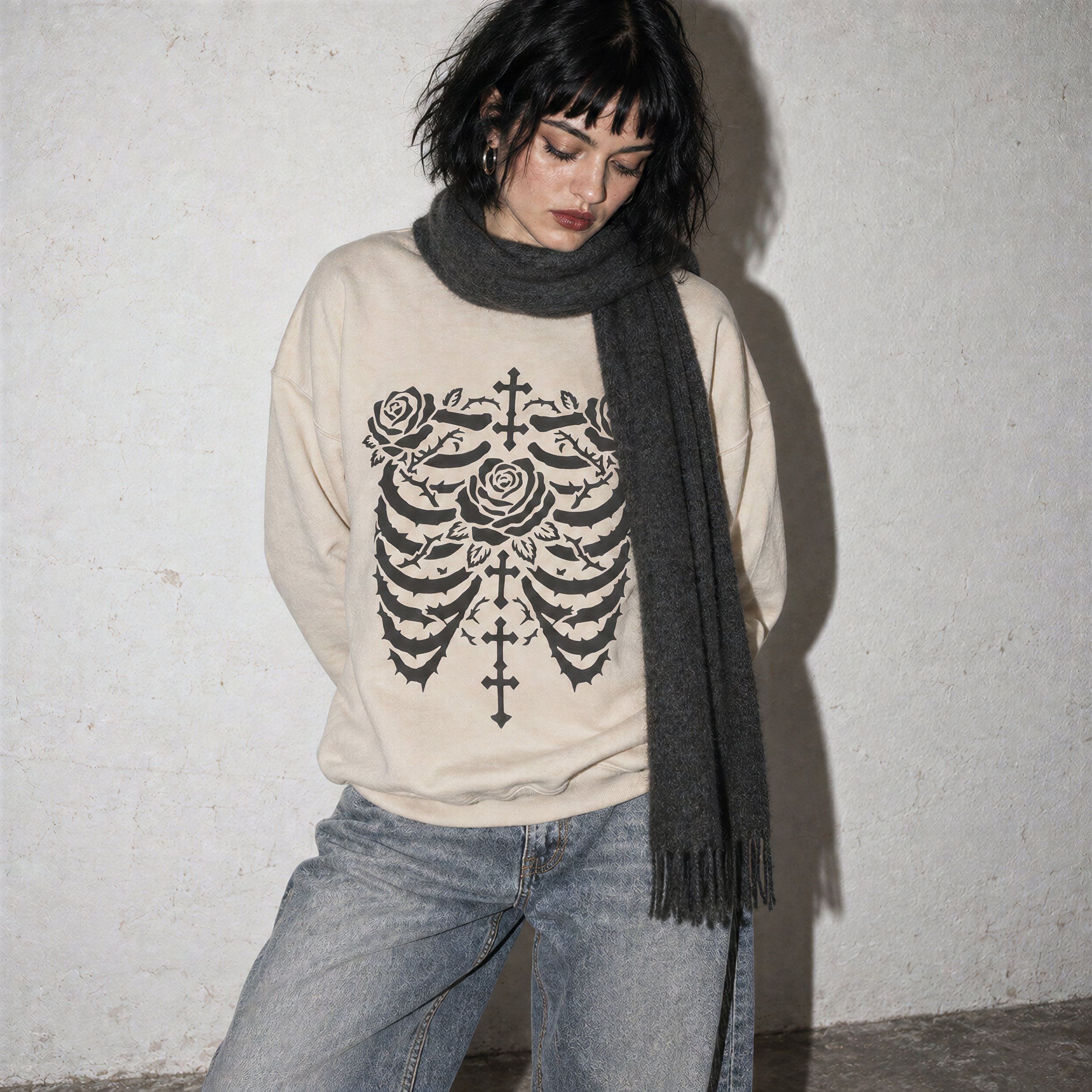 Sacred Bones Natural Sweatshirt