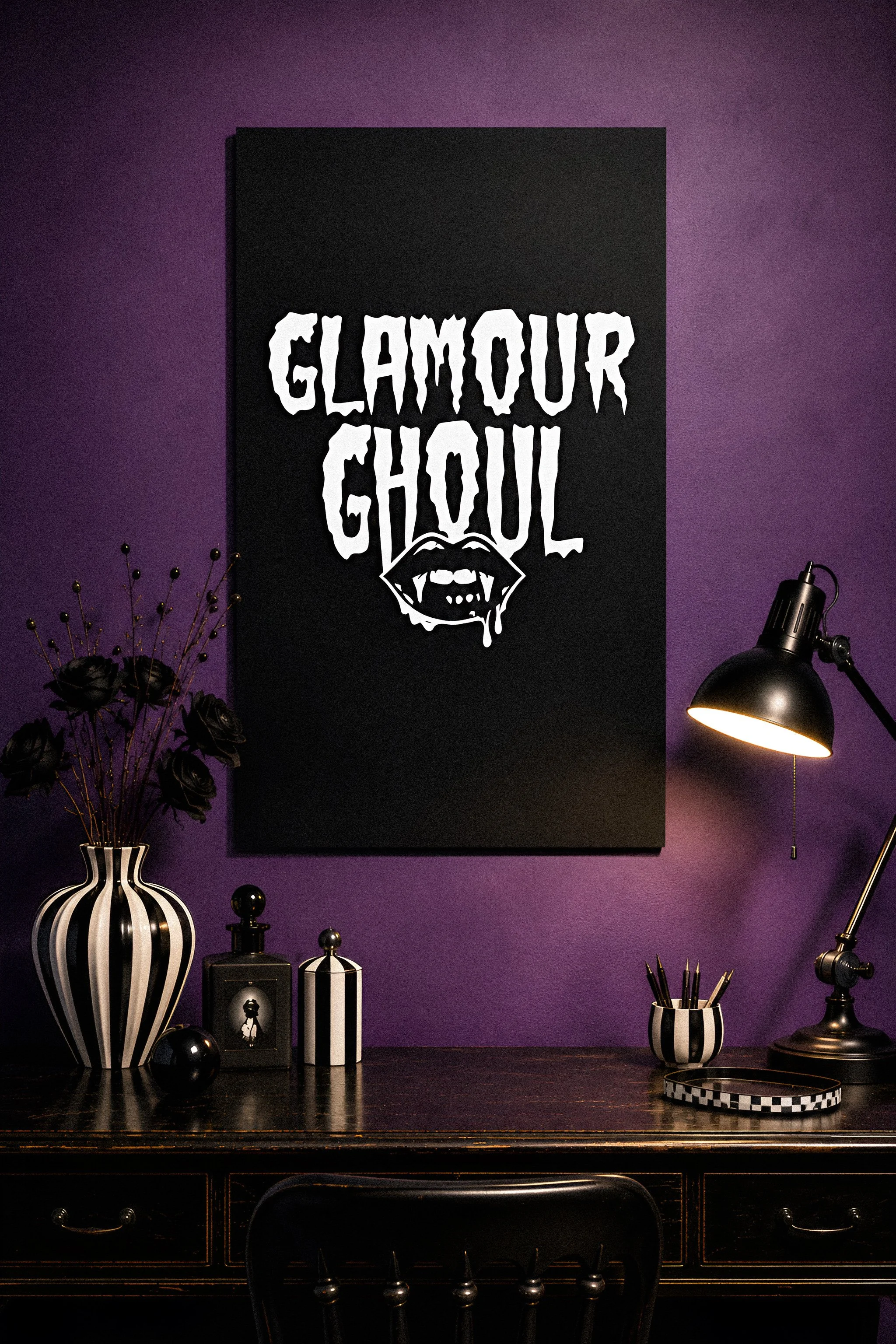 Glamour Ghoul Matte Poster
