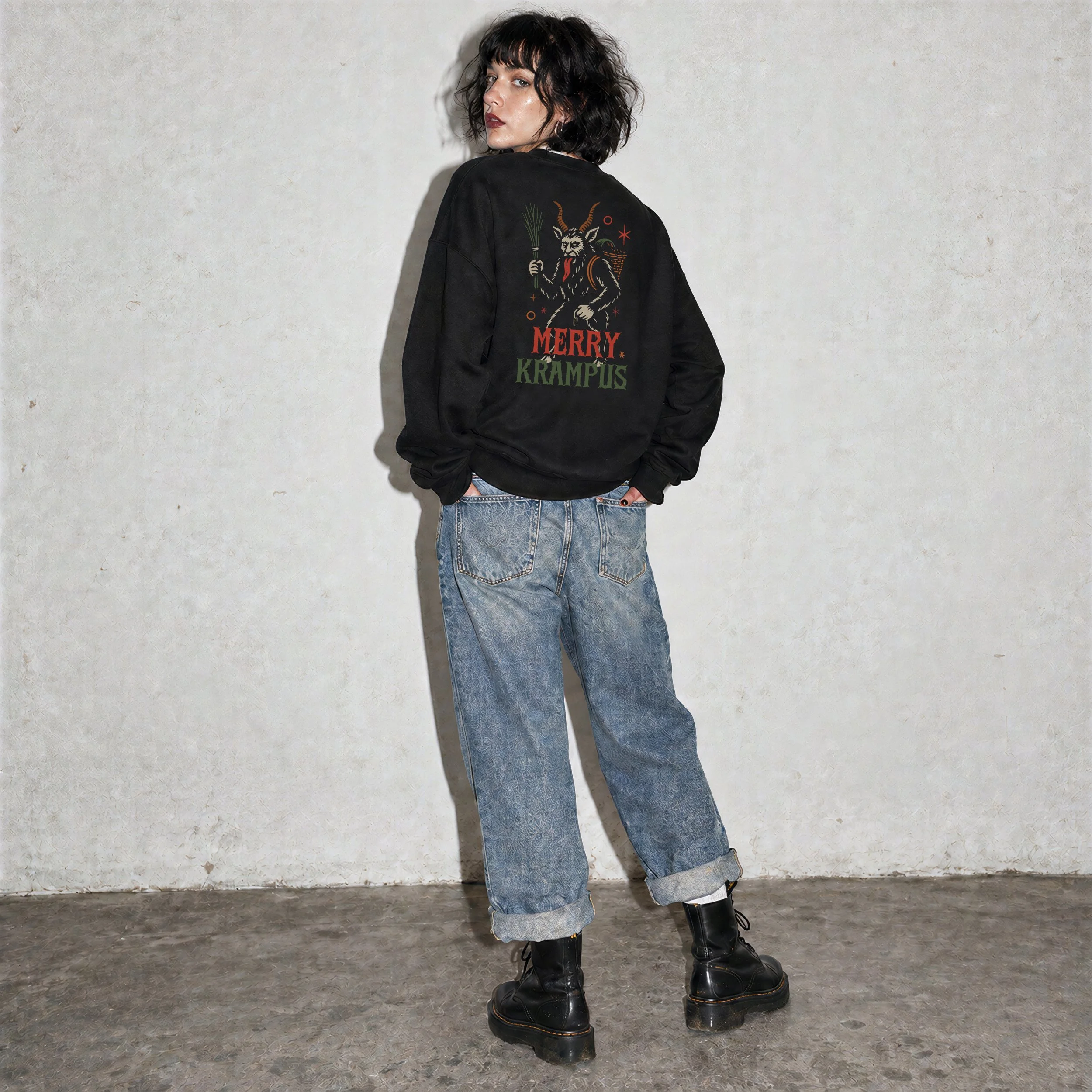 Merry Krampus Sweatshirt