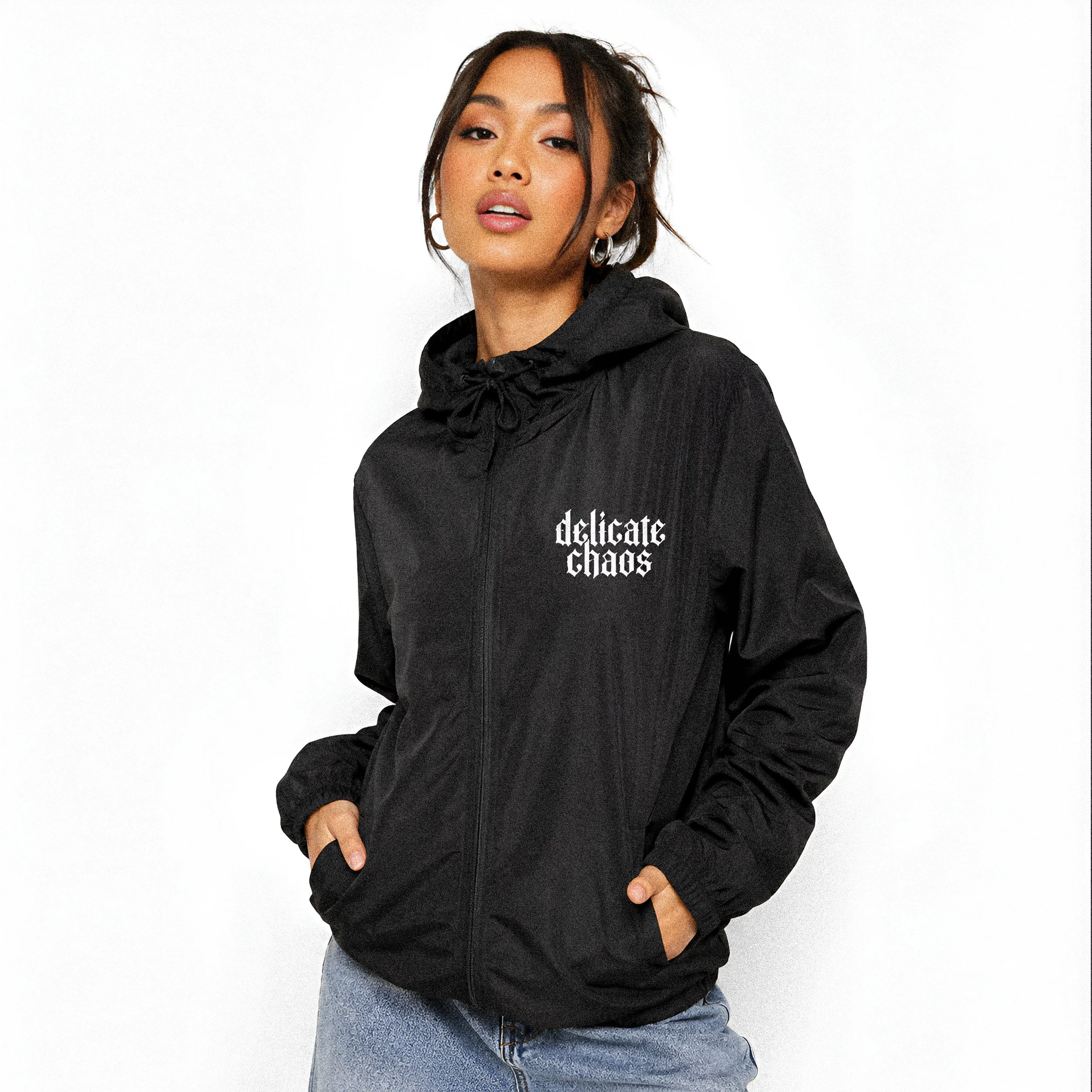 Delicate Chaos Windbreaker Jacket