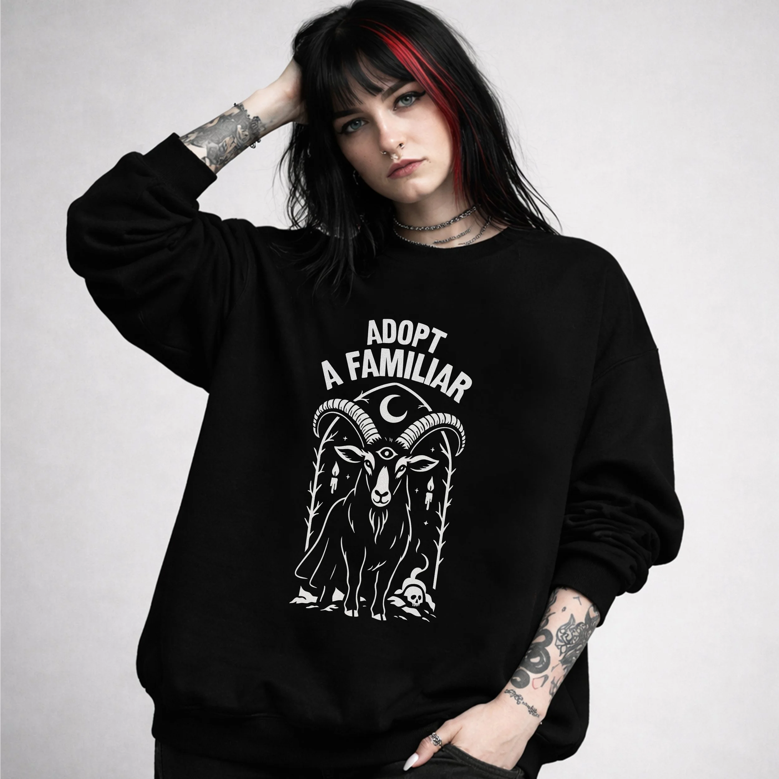 Adopt A Familiar Unisex Crewneck Sweatshirt