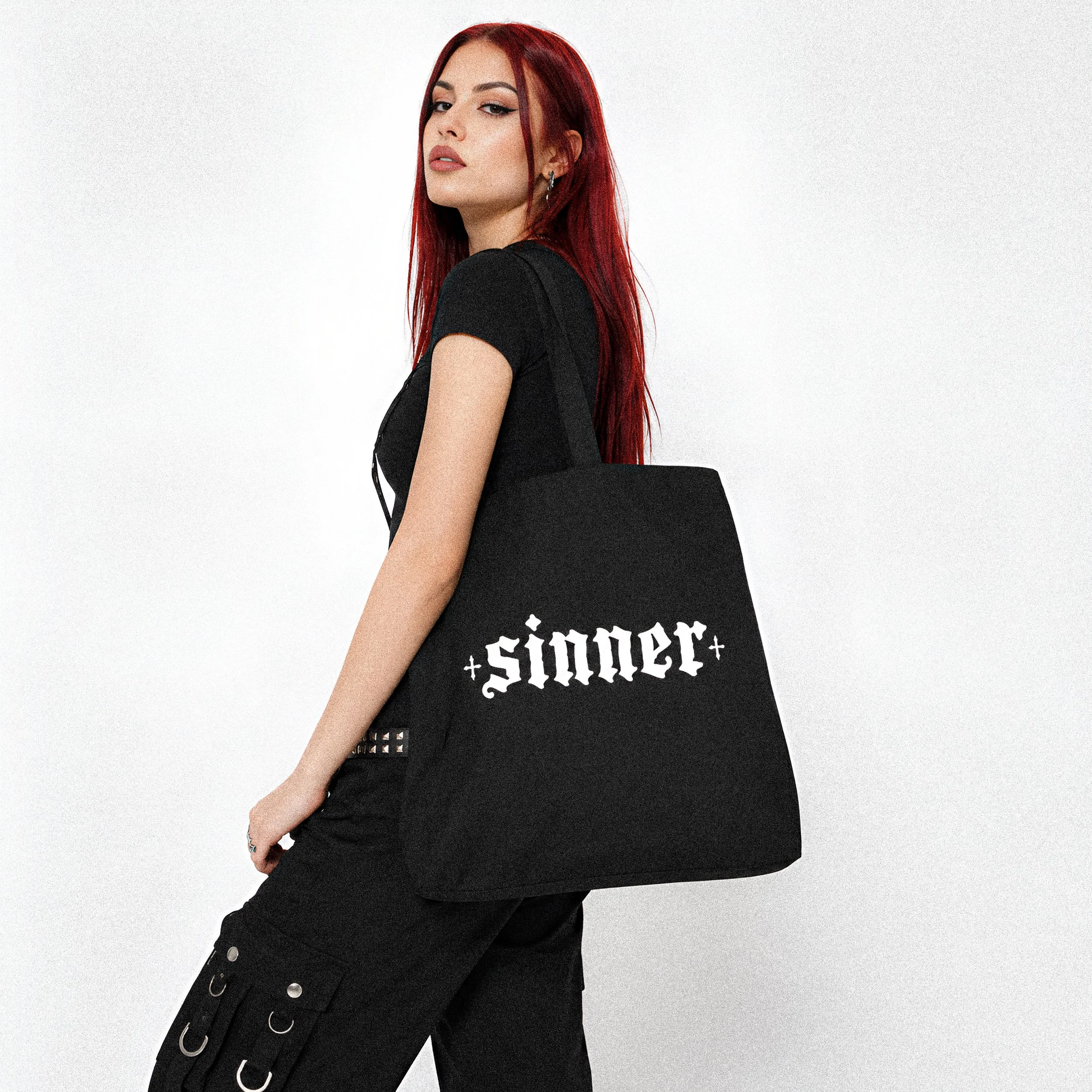 Sinner Large Tote Bag