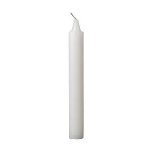 White 6 Inch Taper Candle (6pck)