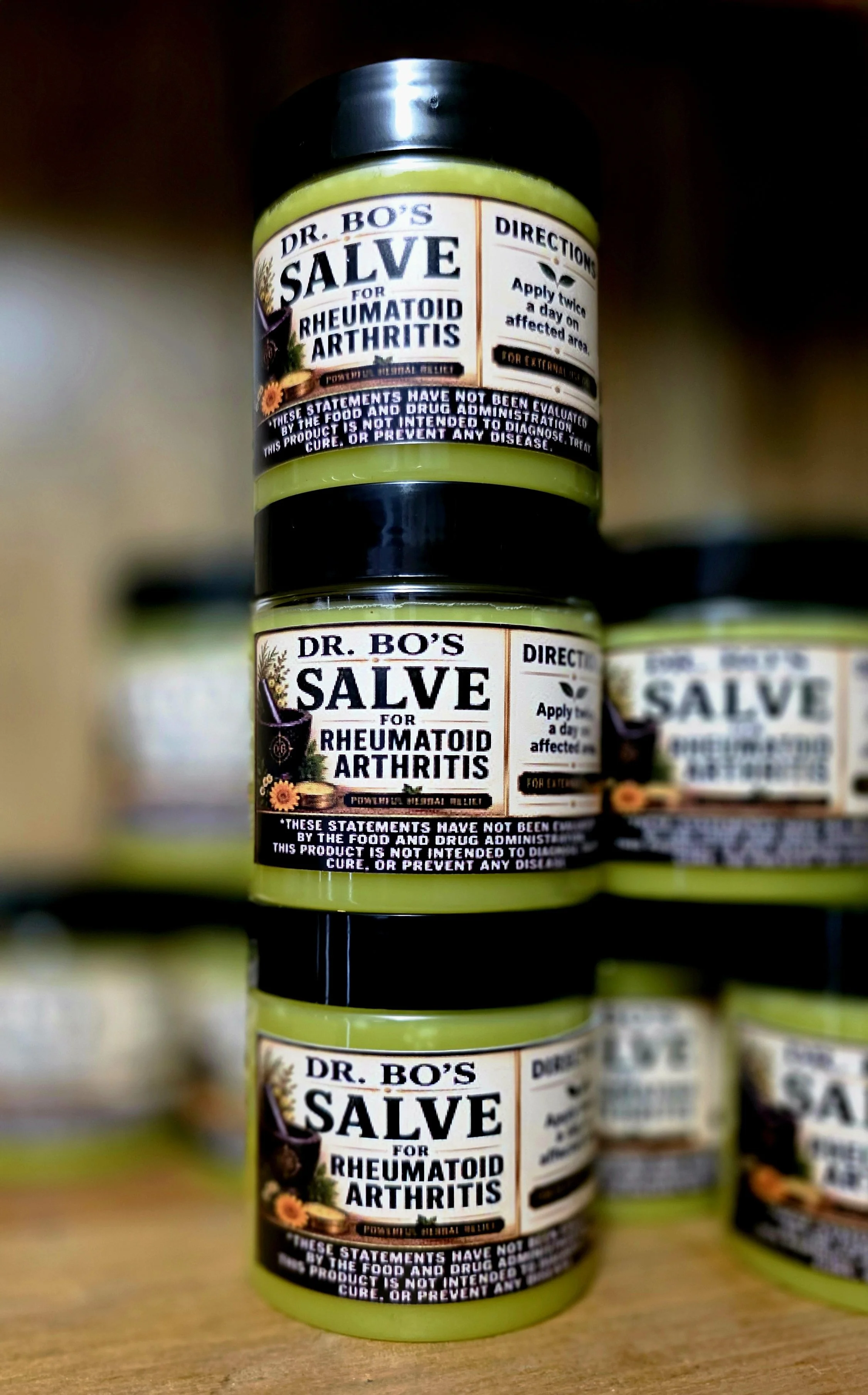 Dr. Bo's Salve For Rheumatoid Arthritis (4 oz Jar)