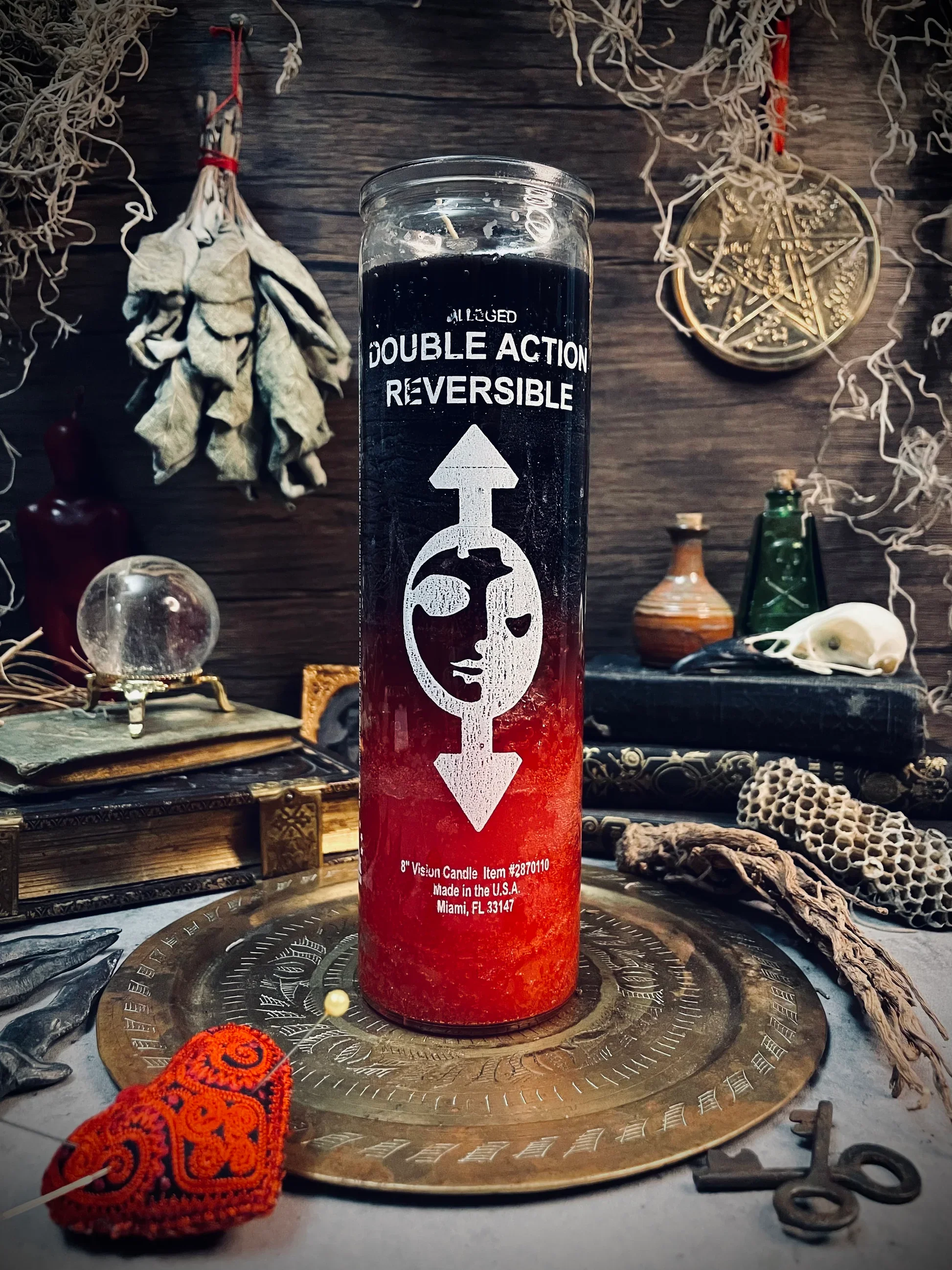 7 Day Double Reversal Glass Candle