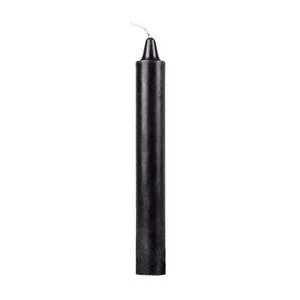 Black 6 Inch Taper Candle (6pck)