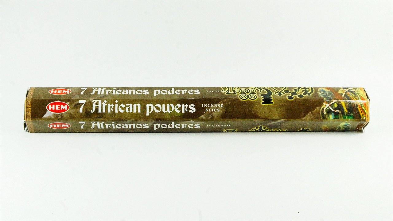 7 African Powers Incense Sticks - 20 Sticks