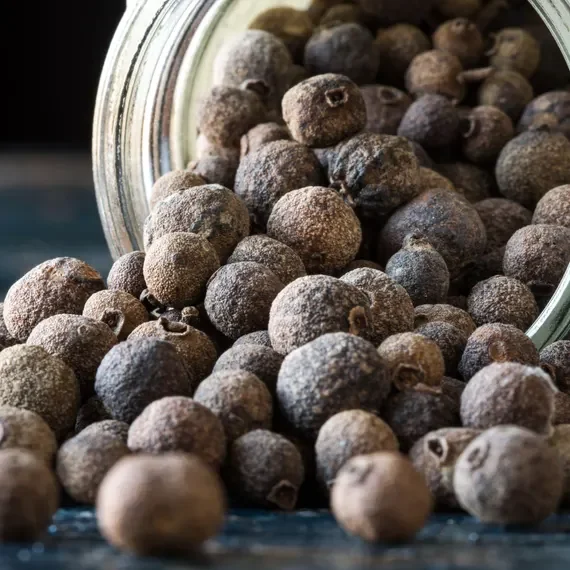 100% Organic Dried Allspice Berries = per oz