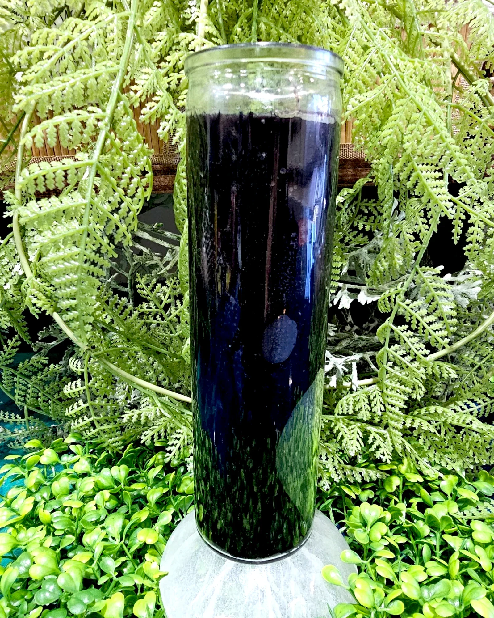 7 Day Plain Black Candle