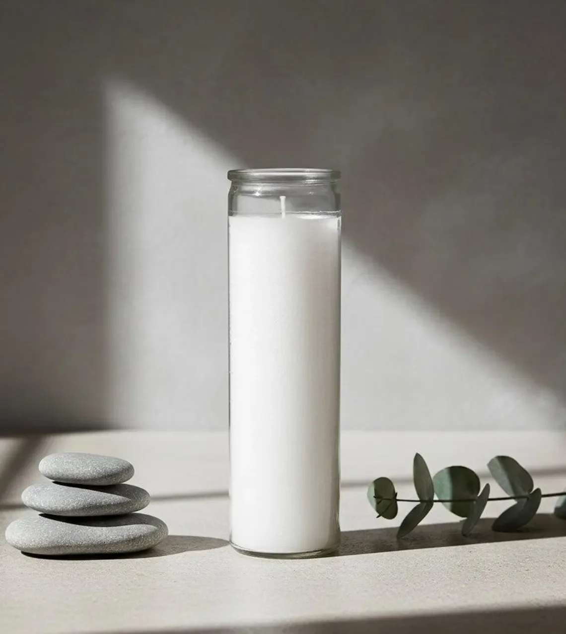 7 Day Plain White Candle