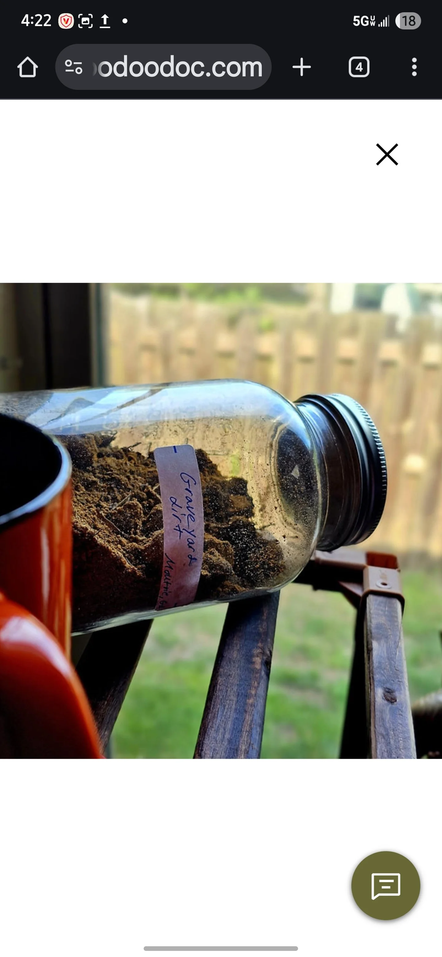 Cemetery Dirt - per oz