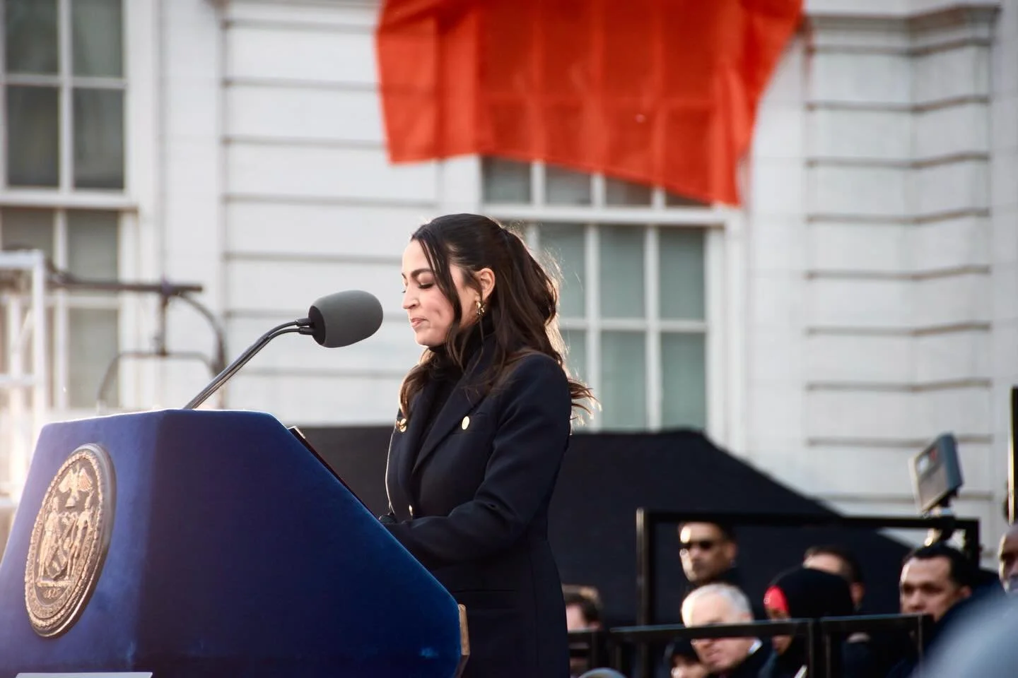 Progressive luminaries, elected officials, celebrities, candidates, and members of Mamdani-world were all in attendance at the Thursday January 1,2026  NYC Mayoral Inauguration of Zohran Mamdani.