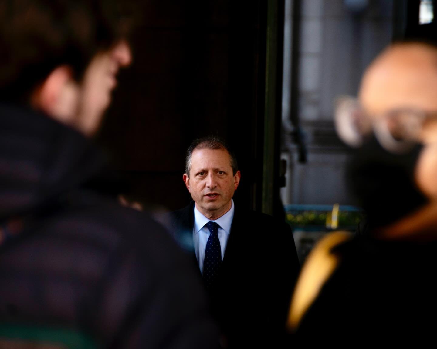 Lots of hugs and affectionate words this morning, as @brad.lander announced another round of endorsements for his NY-10 congressional campaign.

Speakers, including @alexaforcouncil and @yuhline, reiterated the importance of left and progressive unit