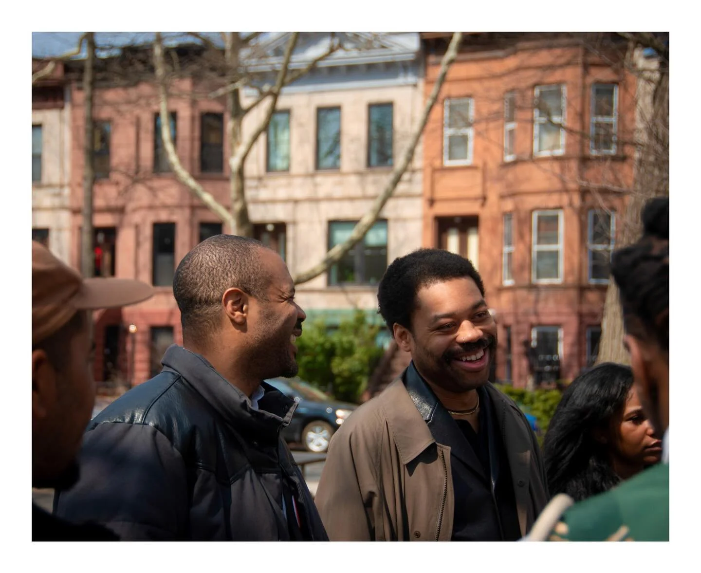 On Sunday, members of @afrosocnyc and others gathered in Bed-Stuy, Brooklyn for a ballot petitioning shift on behalf of State Senator @jabaribrisport and State Assembly candidate @eonhuntleyforbrooklyn.  The two @nycdsa endorsed candidates are runnin