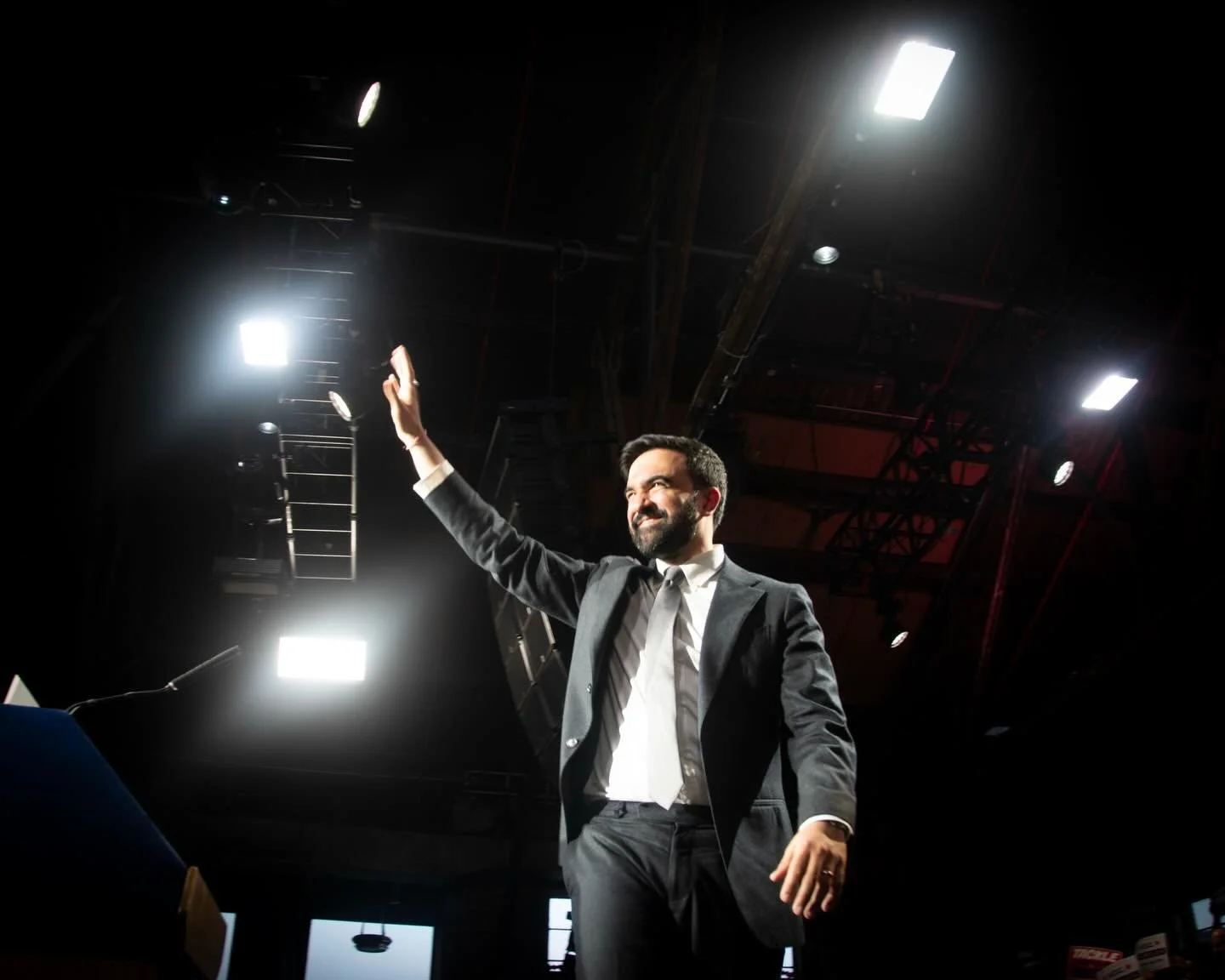 To celebrate his administration&rsquo;s 100th day in office, @nycmayor held a rally on Sunday at @knockdowncenter. Mamdani was joined by city workers, union leaders, progressive non-profits, street vendors, faith leaders, and a massive crowd of suppo