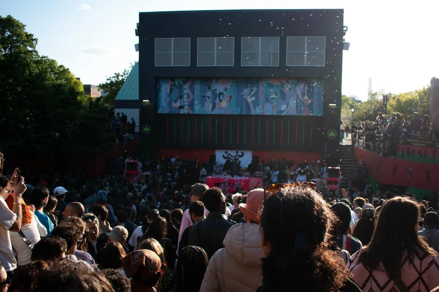 Scenes from Sunday evening&rsquo;s @publicservice_nyc event at Herbert Von King Park in Bed-Stuy, Brooklyn.