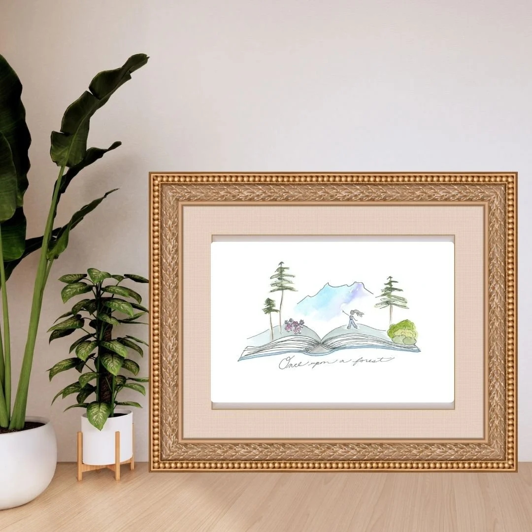 "Once Upon a Forest"  Book Art Print
