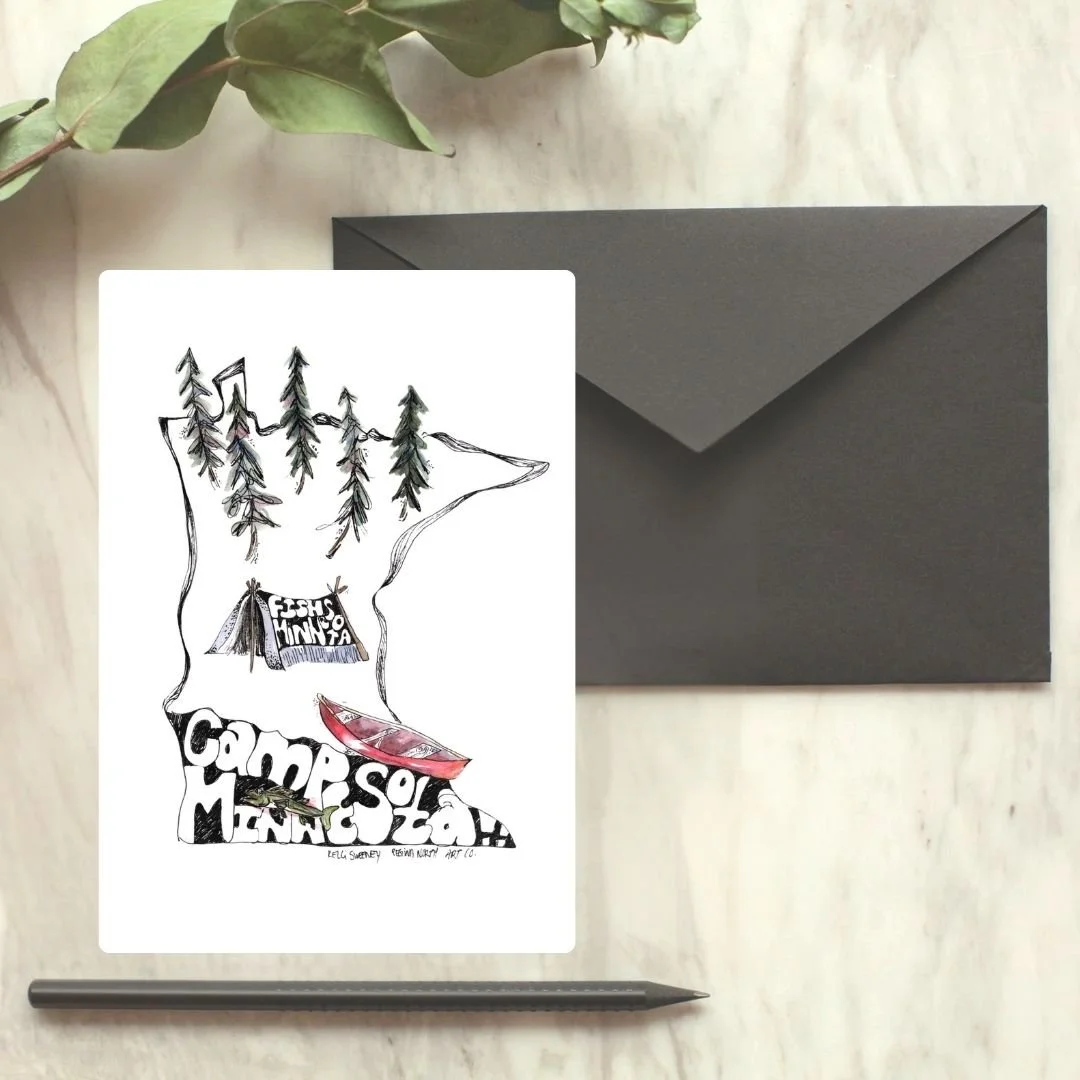 Camp Minnesota Greeting Card