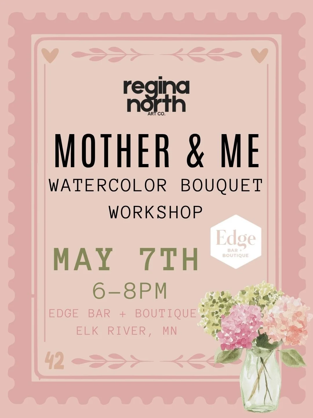 May- Mother & Me Bouquet Watercolor Workshop