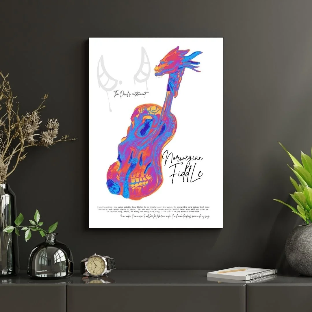 Norwegian Fiddle - Numbered Fine Art Print