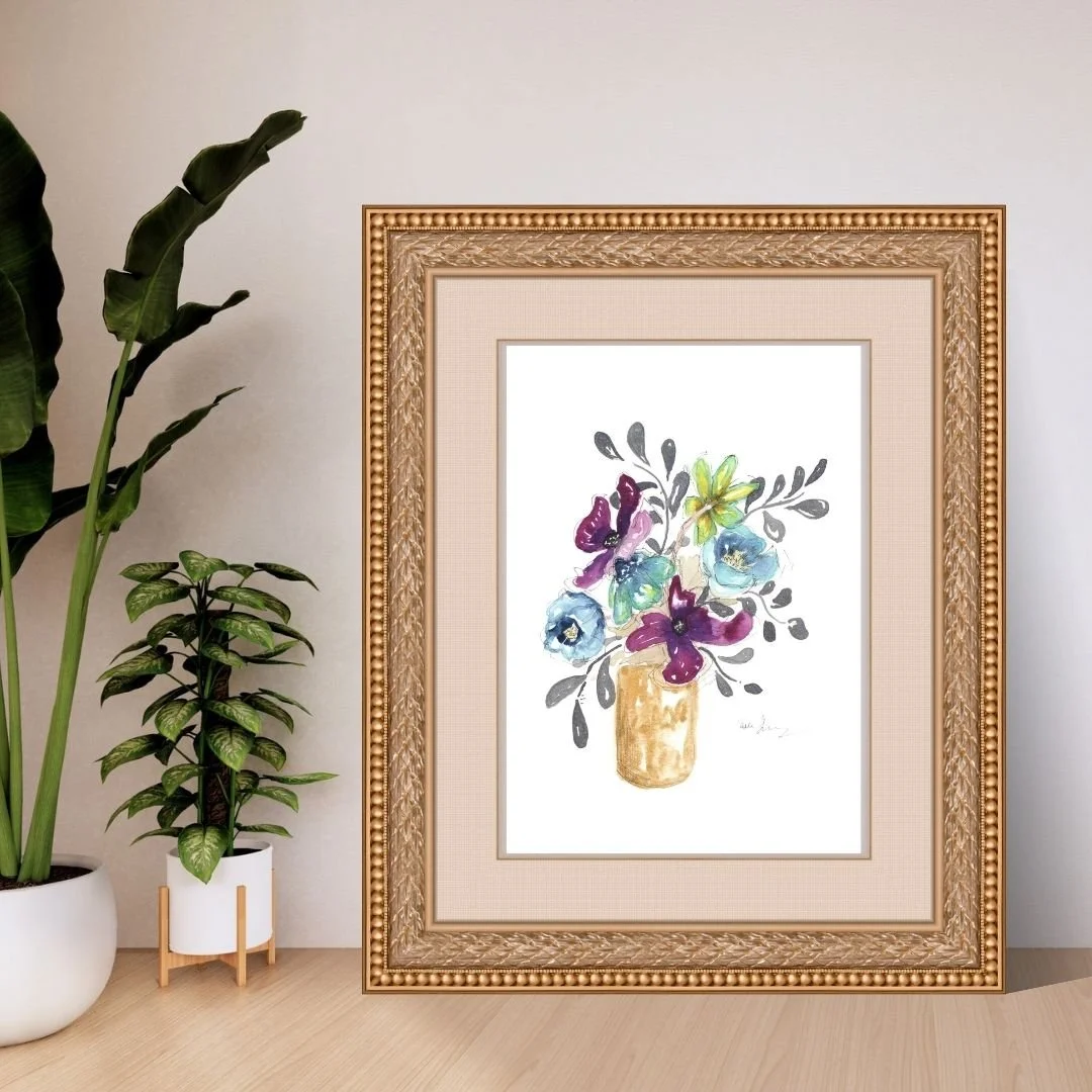 Mod Bouquet Print
