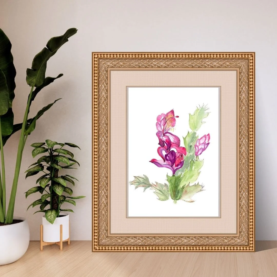 Thanksgiving Cactus Print