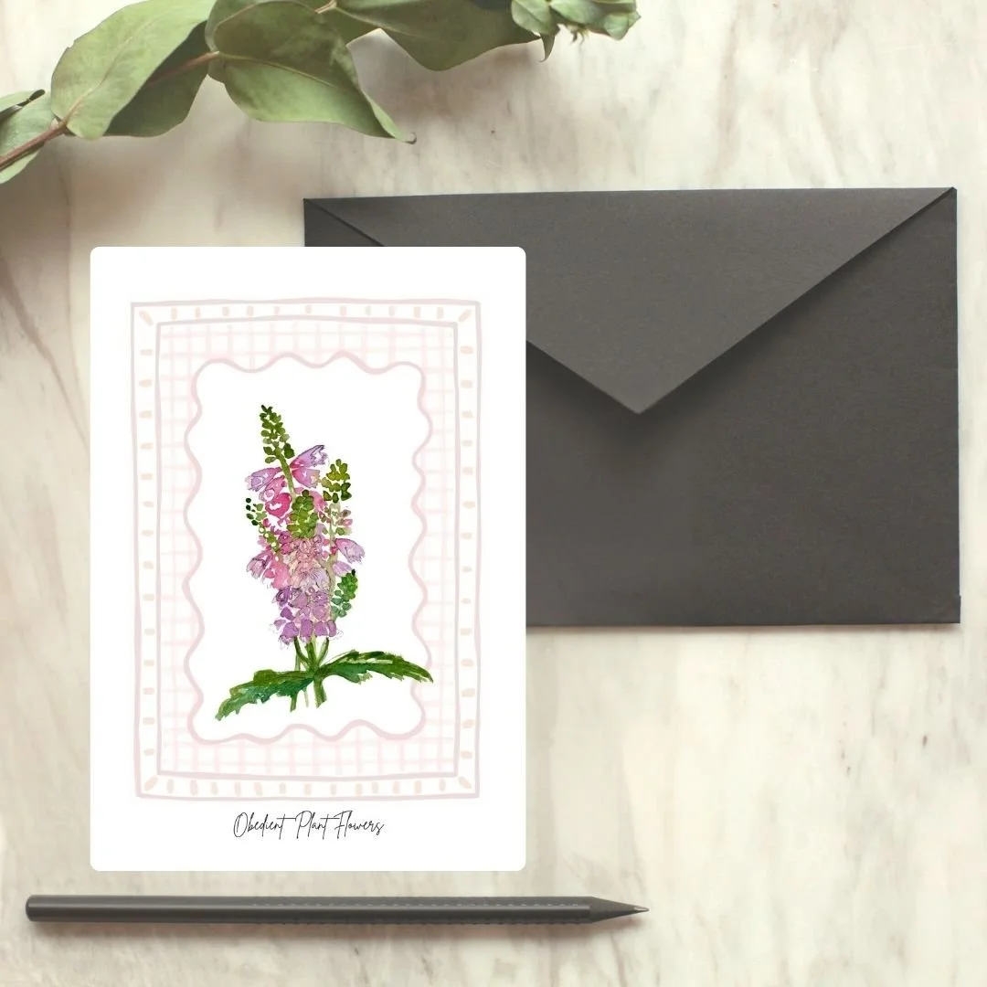 Obedient Plant Wildflower Card -2